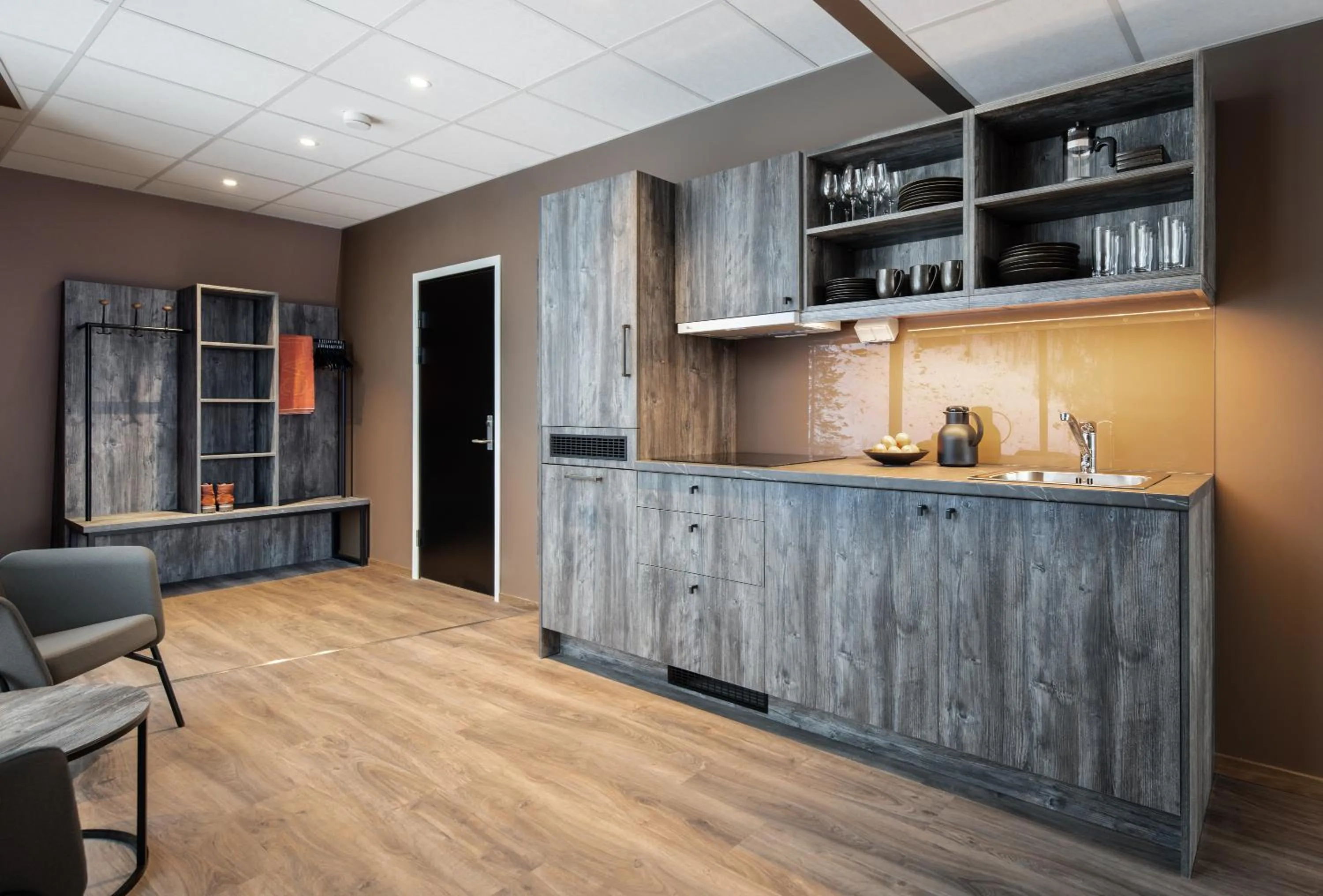 Kitchen or kitchenette in Basecamp Narvik