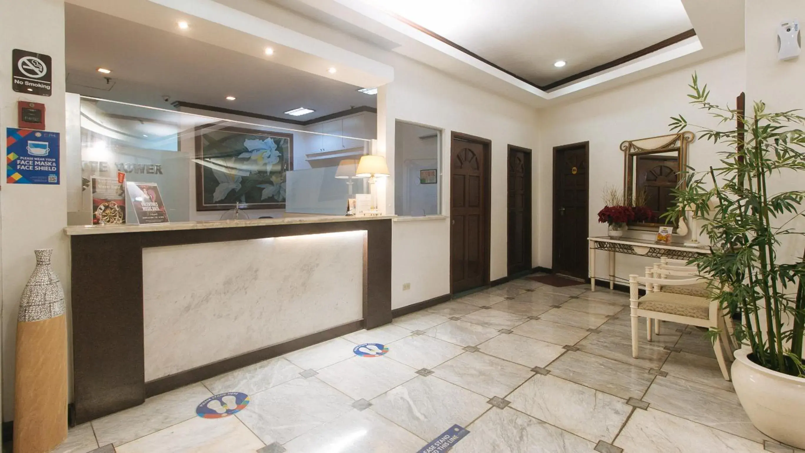 Lobby or reception in Sunette Tower Makati Lobby or reception in Sunette Tower Makati