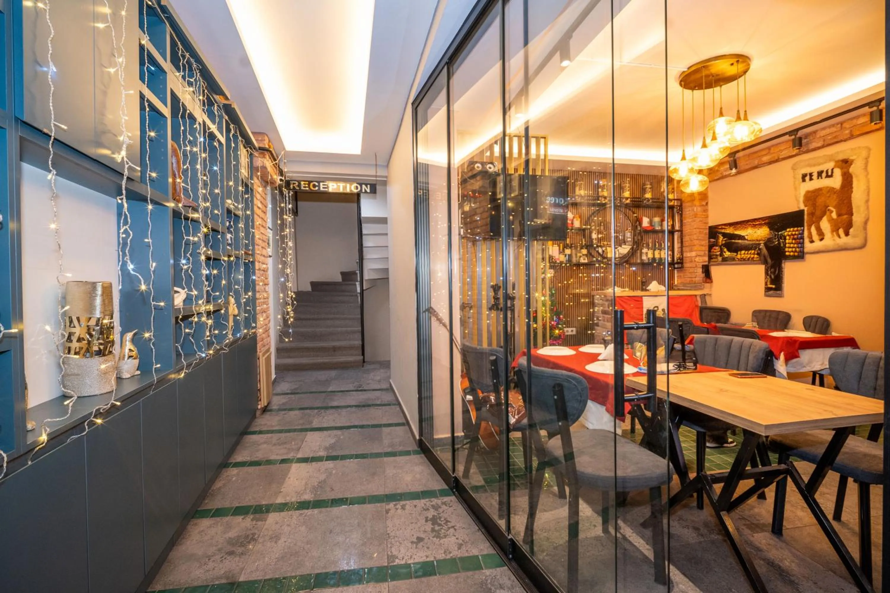 Dining area in Hotel Martin