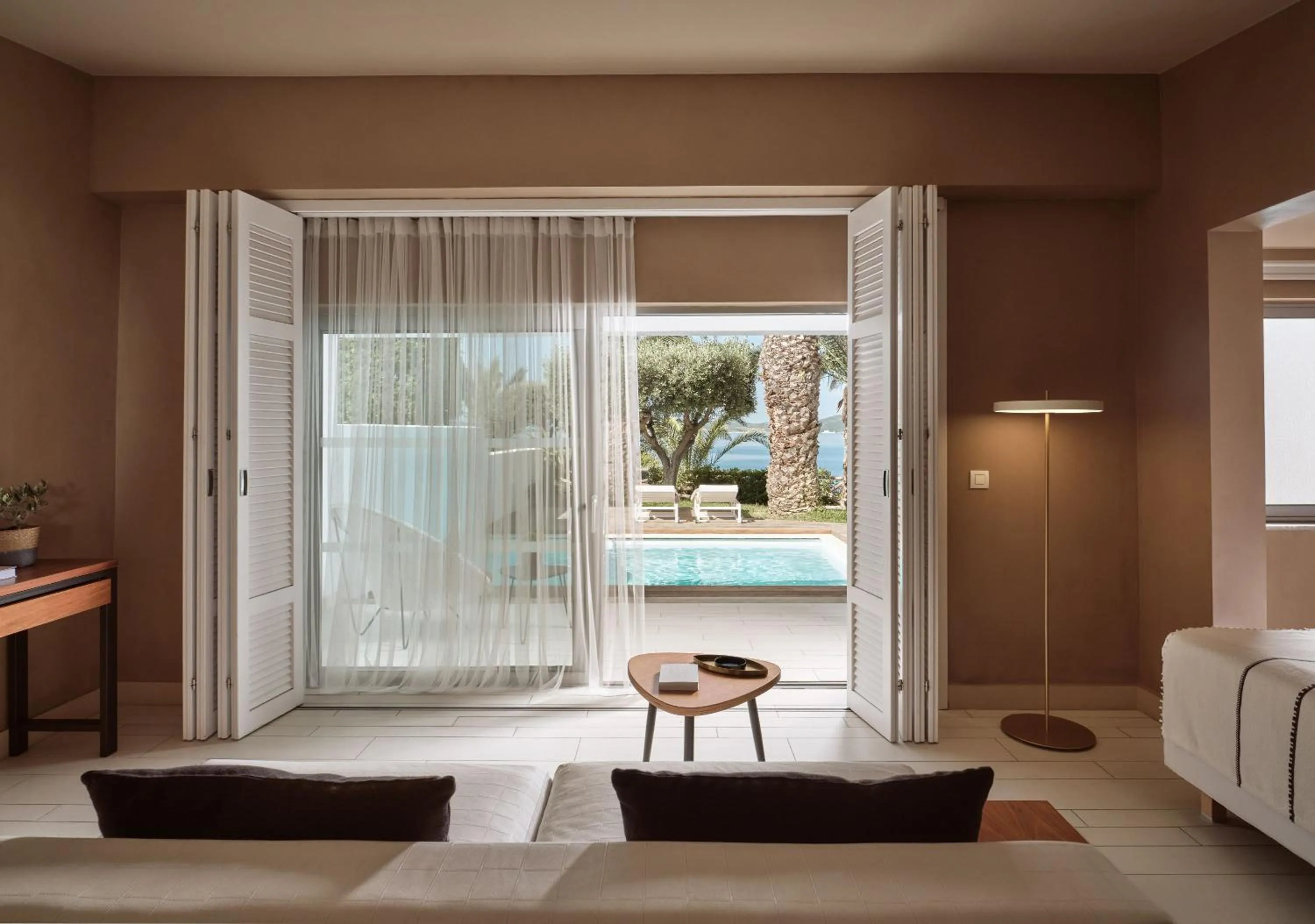 View (from property/room), Bed in Eagles Palace - Small Luxury Hotels of the World