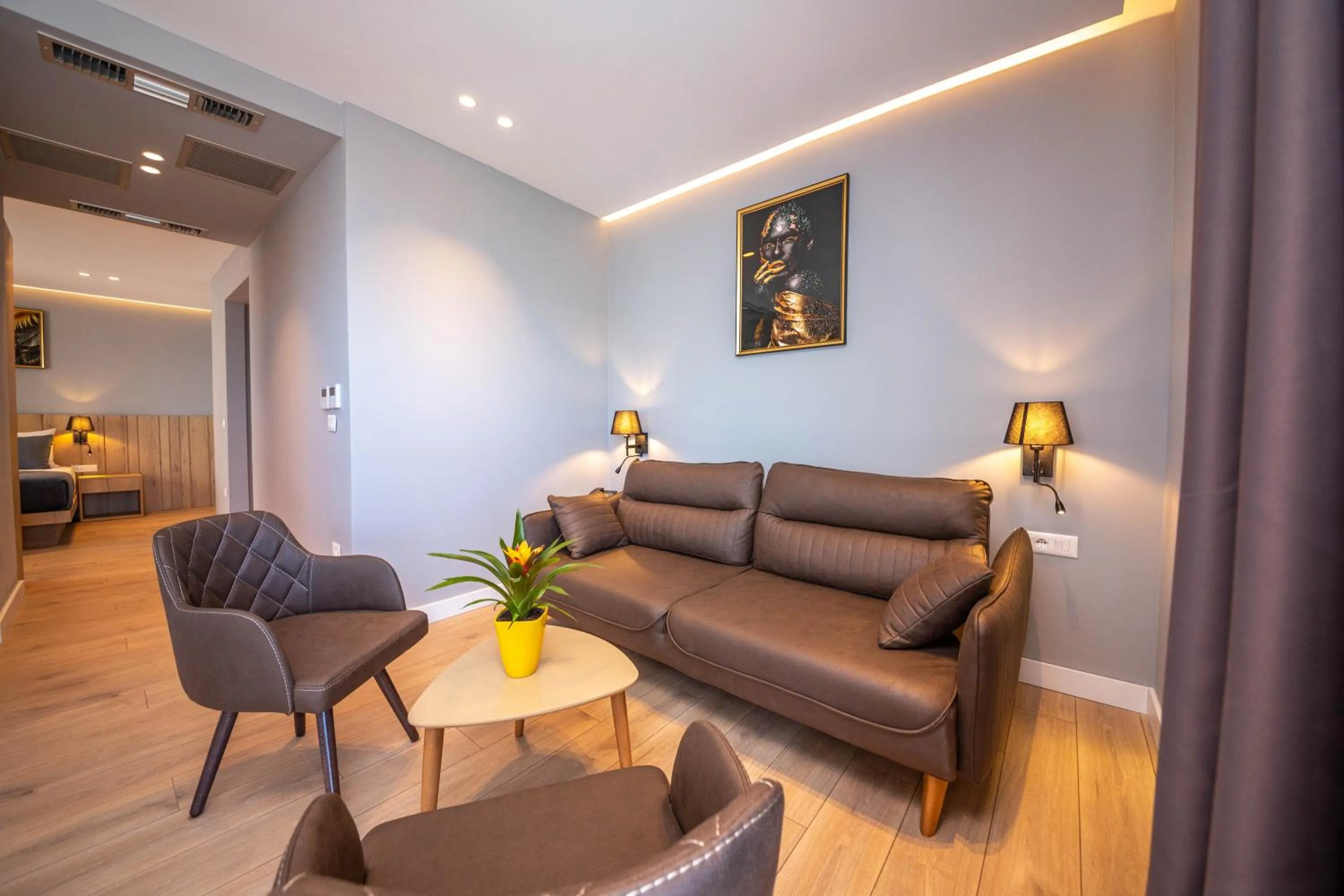 Living room in Azure Inn Hotel