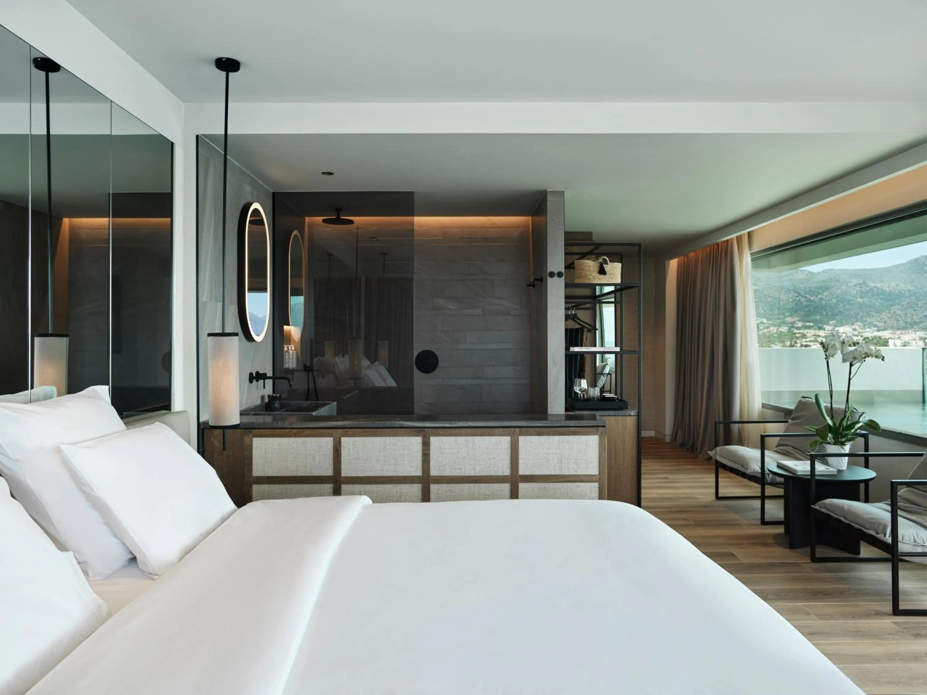 Bed in NIKO Seaside Resort MGallery