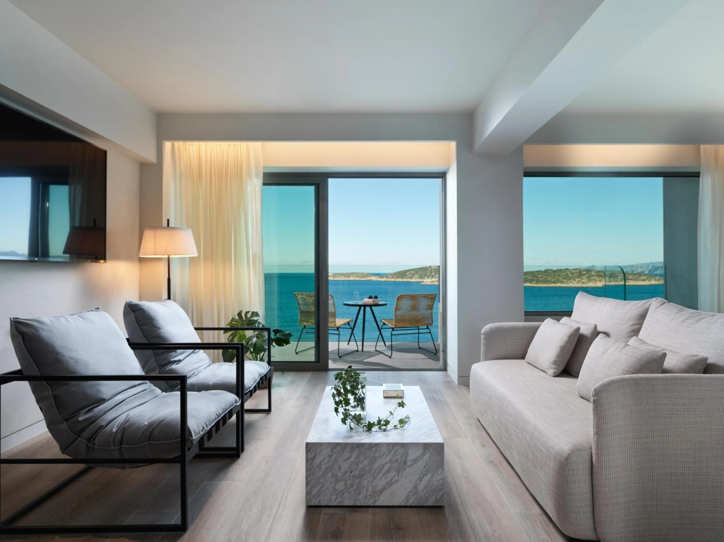 Living room in NIKO Seaside Resort MGallery