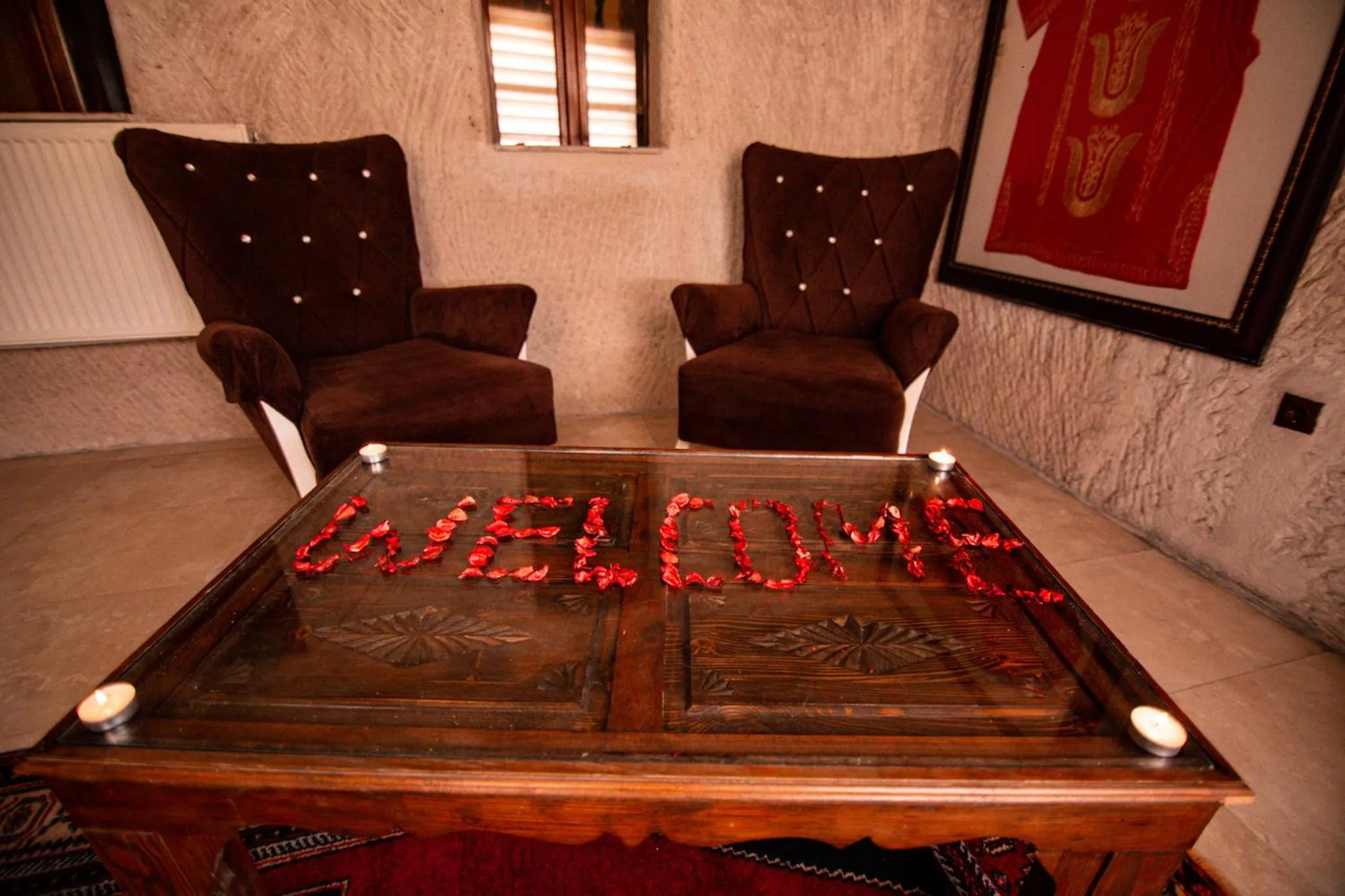 Seating area in Katapa Special Cave