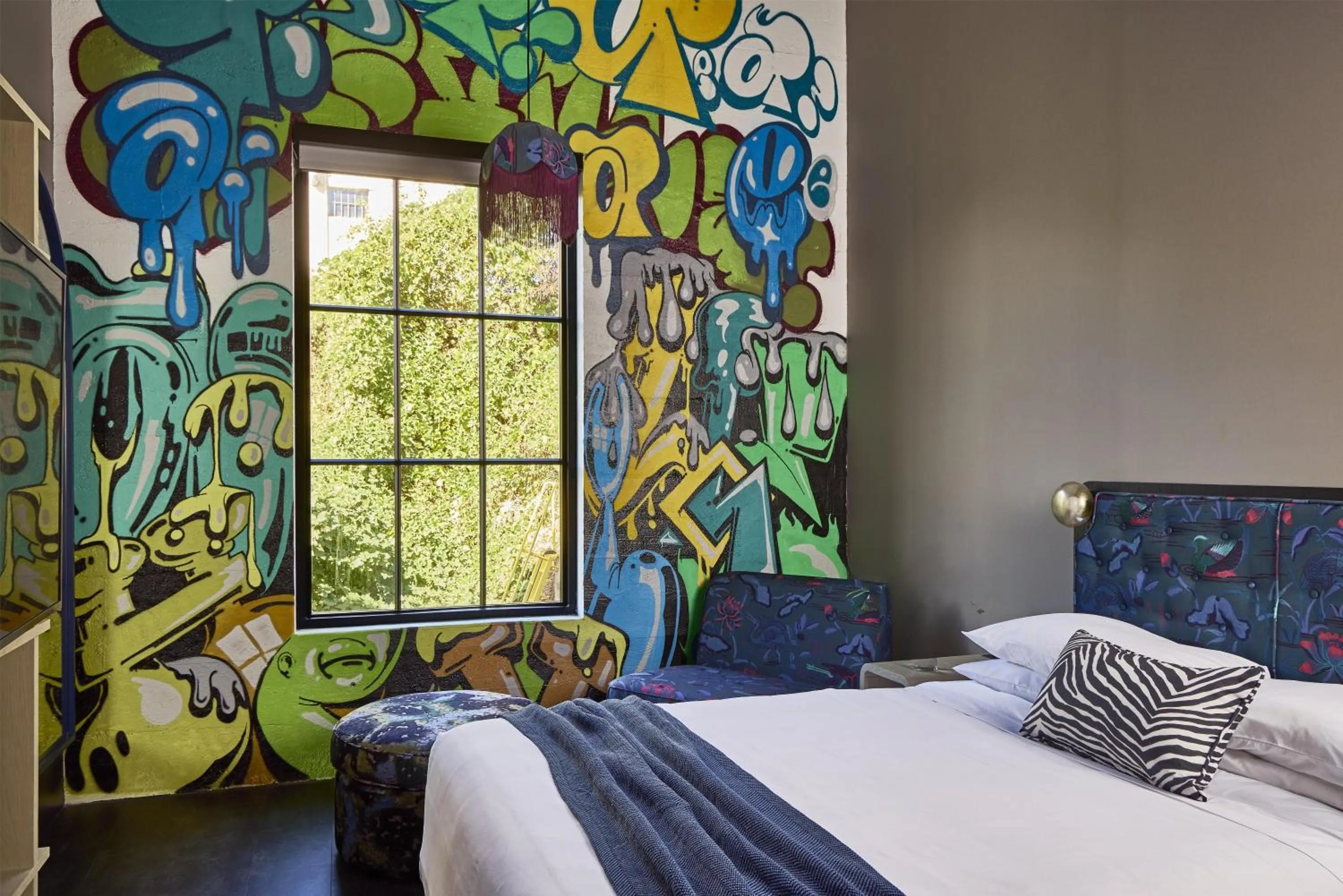 Bed in The Radical Asheville, Tapestry Collection by Hilton