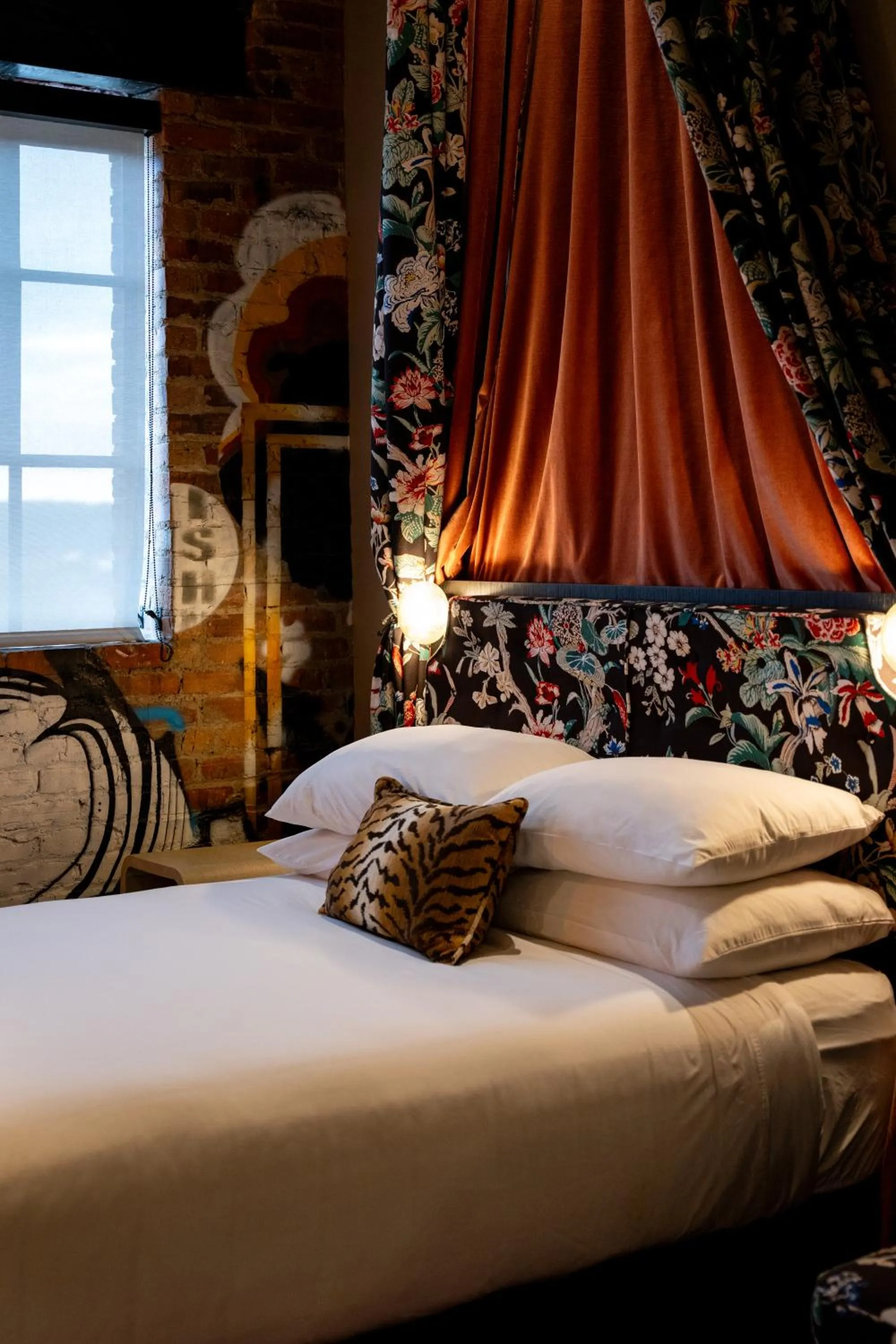 Bed in The Radical Asheville, Tapestry Collection by Hilton