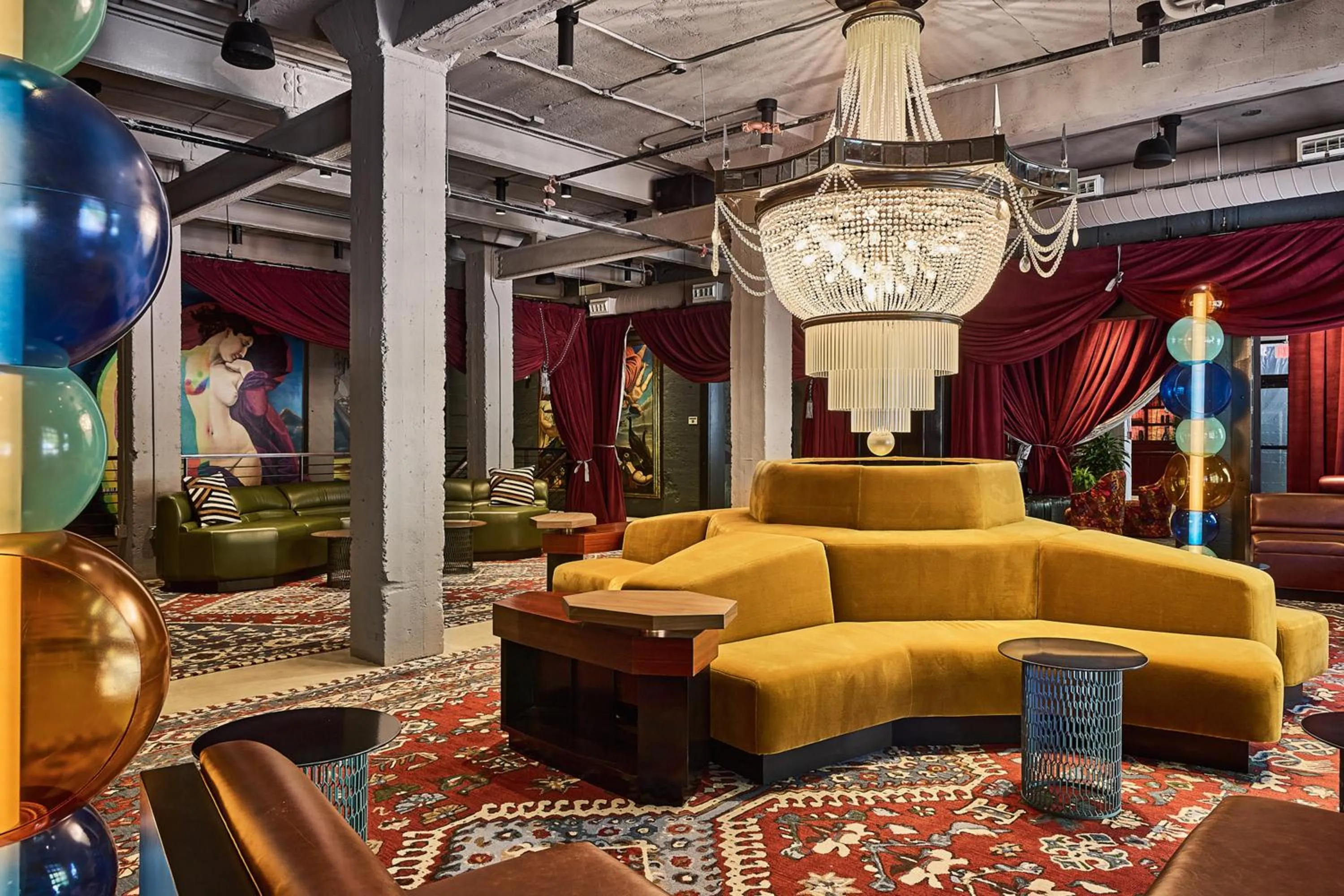 Lobby or reception in The Radical Asheville, Tapestry Collection by Hilton