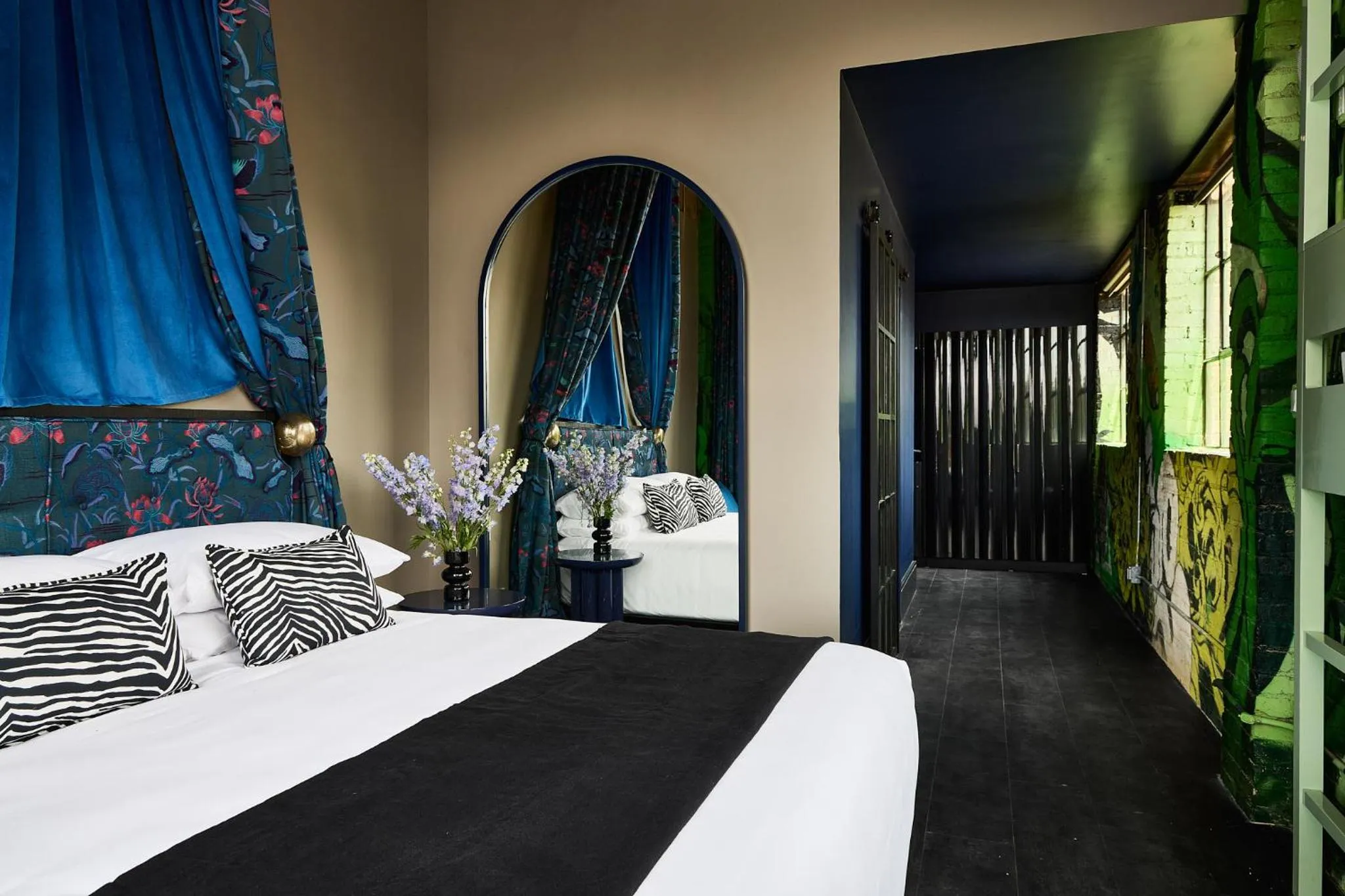 Bedroom, Bed in The Radical Asheville, Tapestry Collection by Hilton