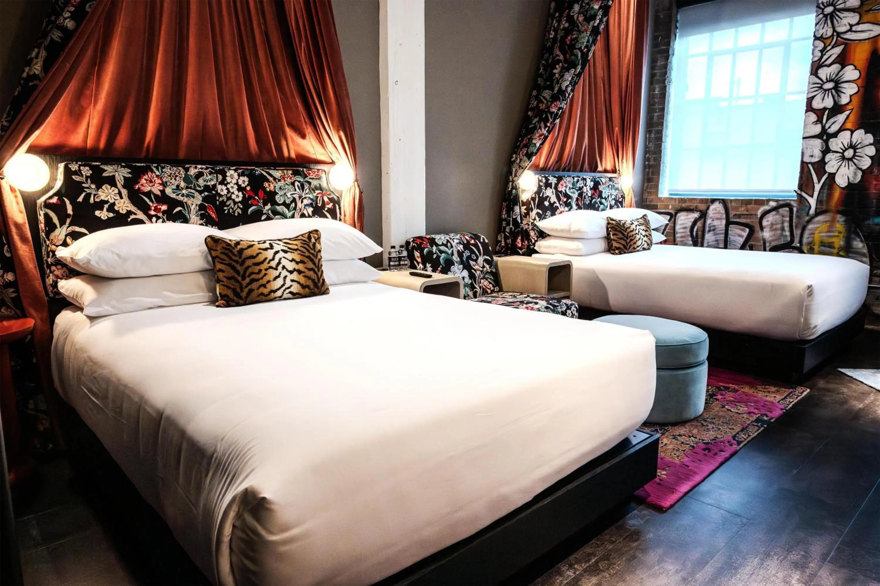 Bed in The Radical Asheville, Tapestry Collection by Hilton