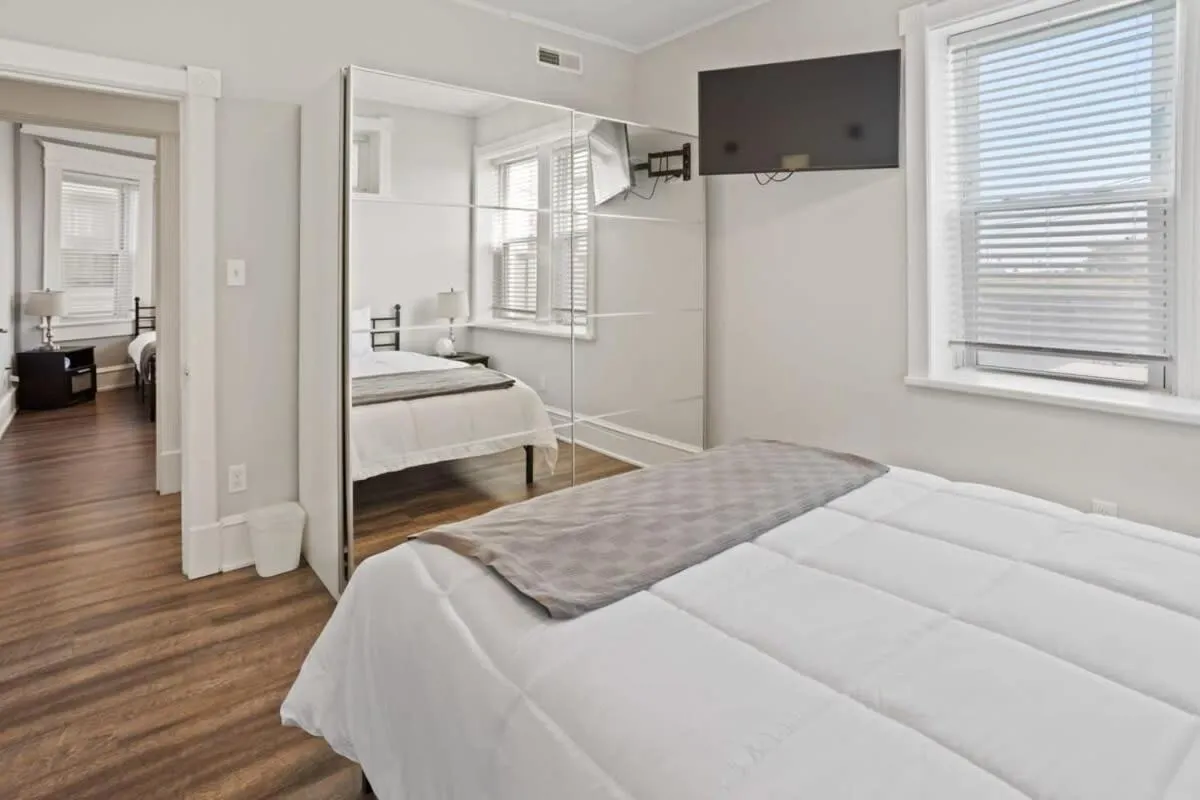 Bed in Luxurious 8BR Beach Duplex w Ocean Views