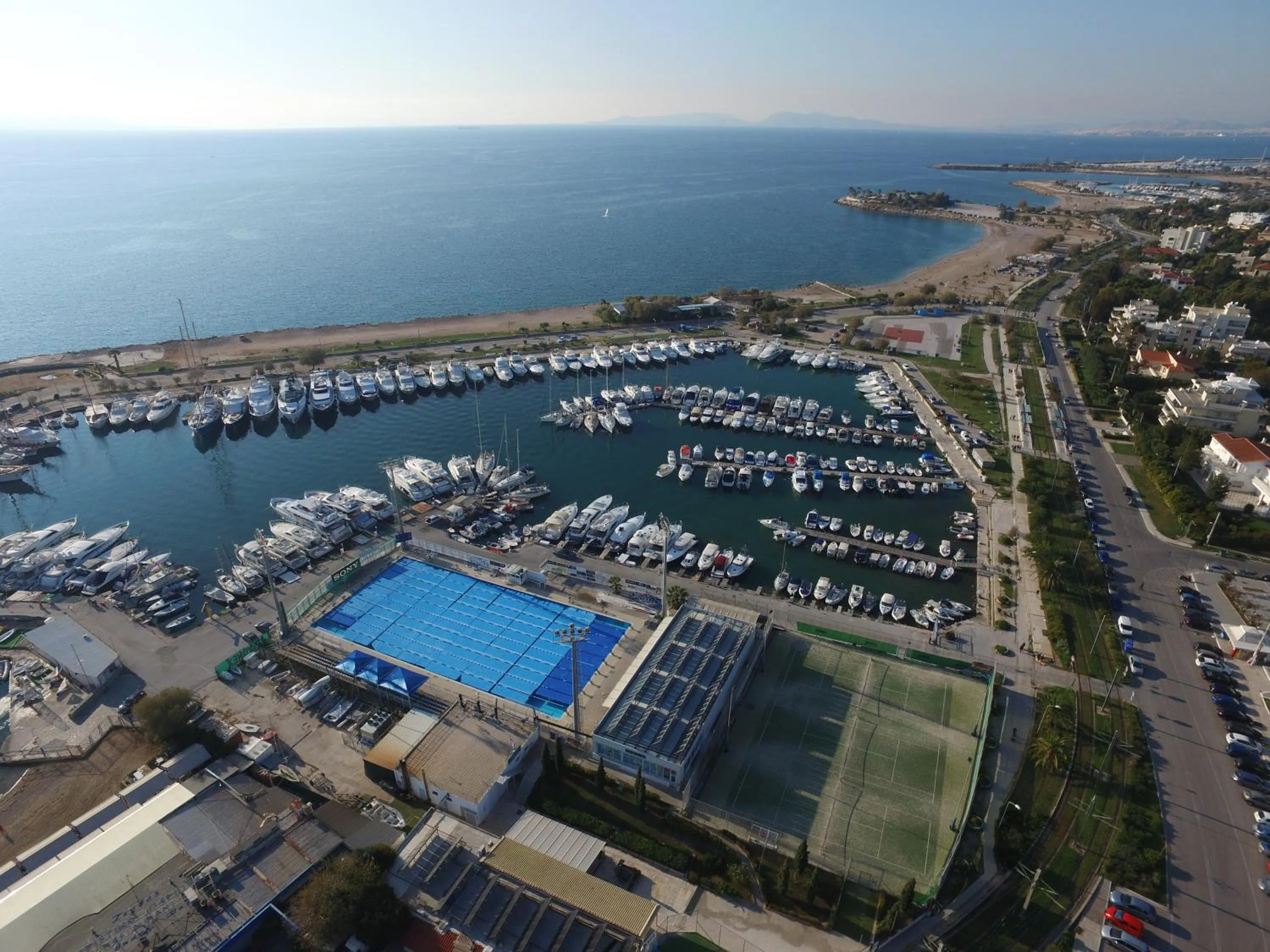 Bird's eye view in Palmyra Beach Hotel
