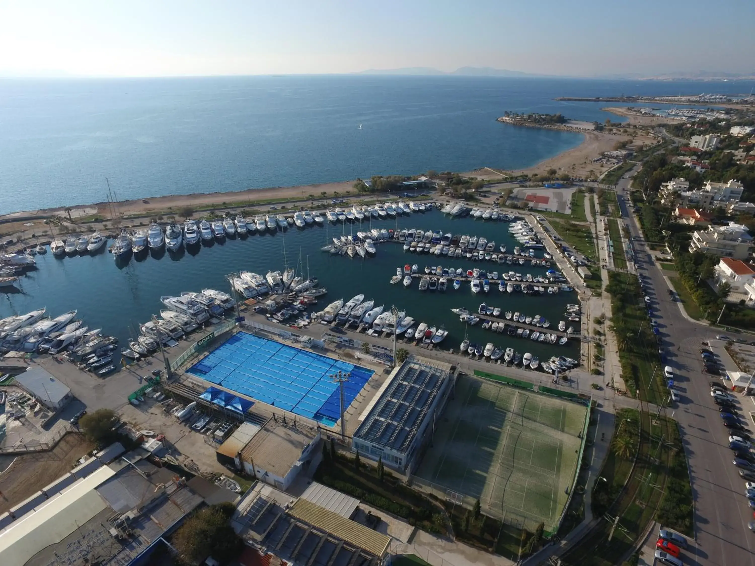 Bird's eye view in Palmyra Beach Hotel Bird's eye view in Palmyra Beach Hotel
