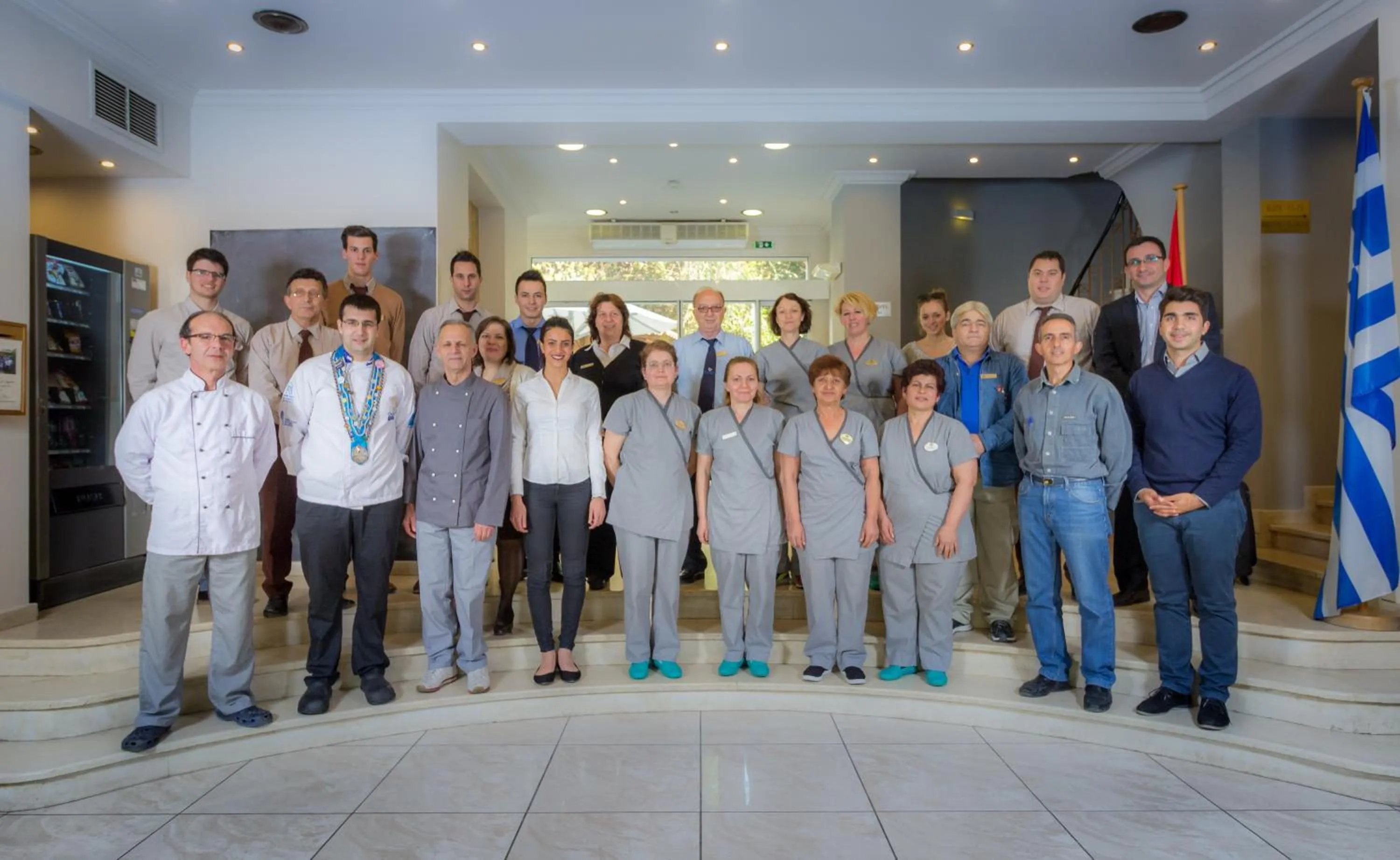 Staff in Palmyra Beach Hotel