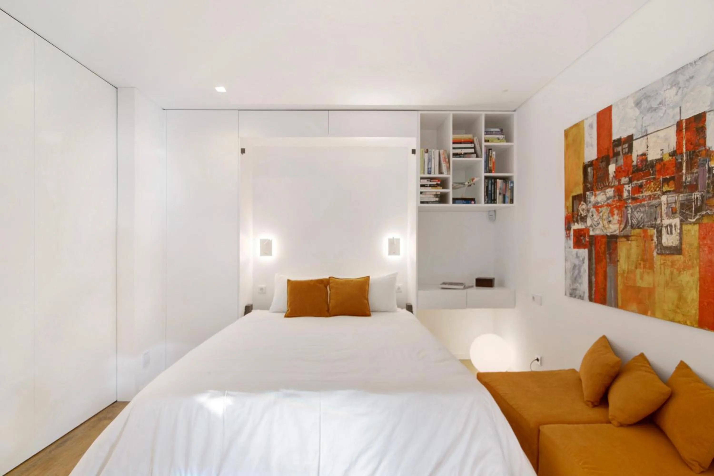 Living room, Bed in Mare Nostrum