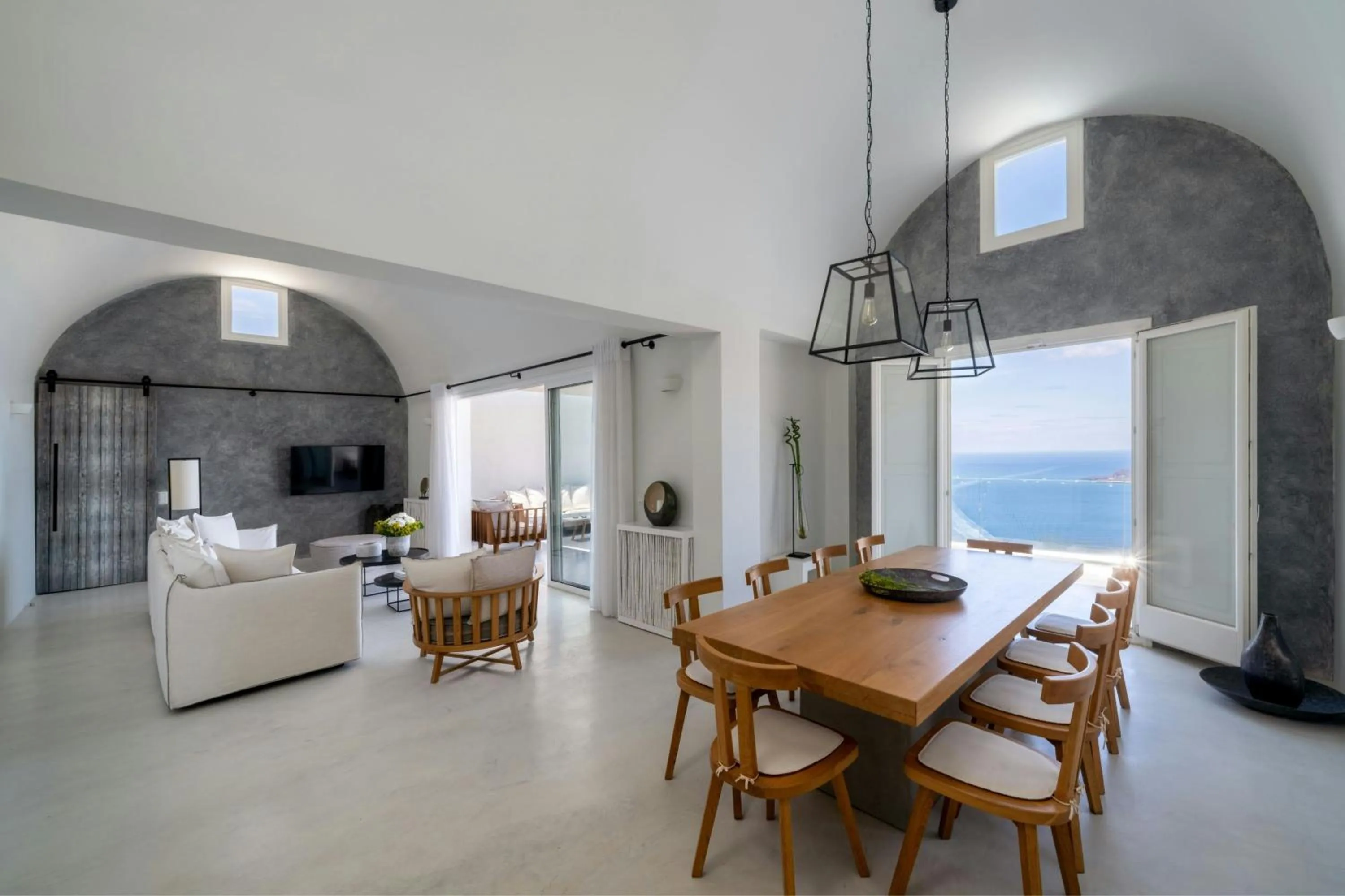 Living room in Vedema, a Luxury Collection Resort, Santorini