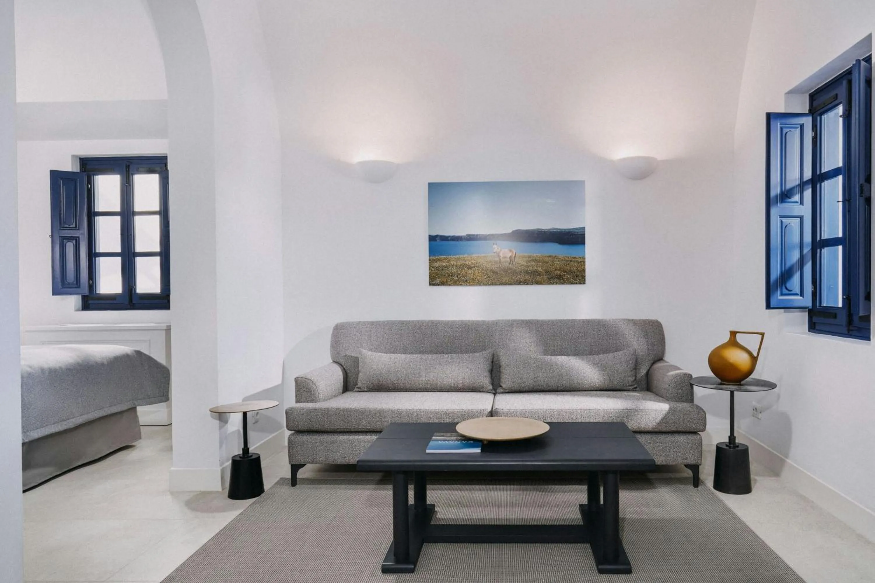 Photo of the whole room, Bed in Vedema, a Luxury Collection Resort, Santorini