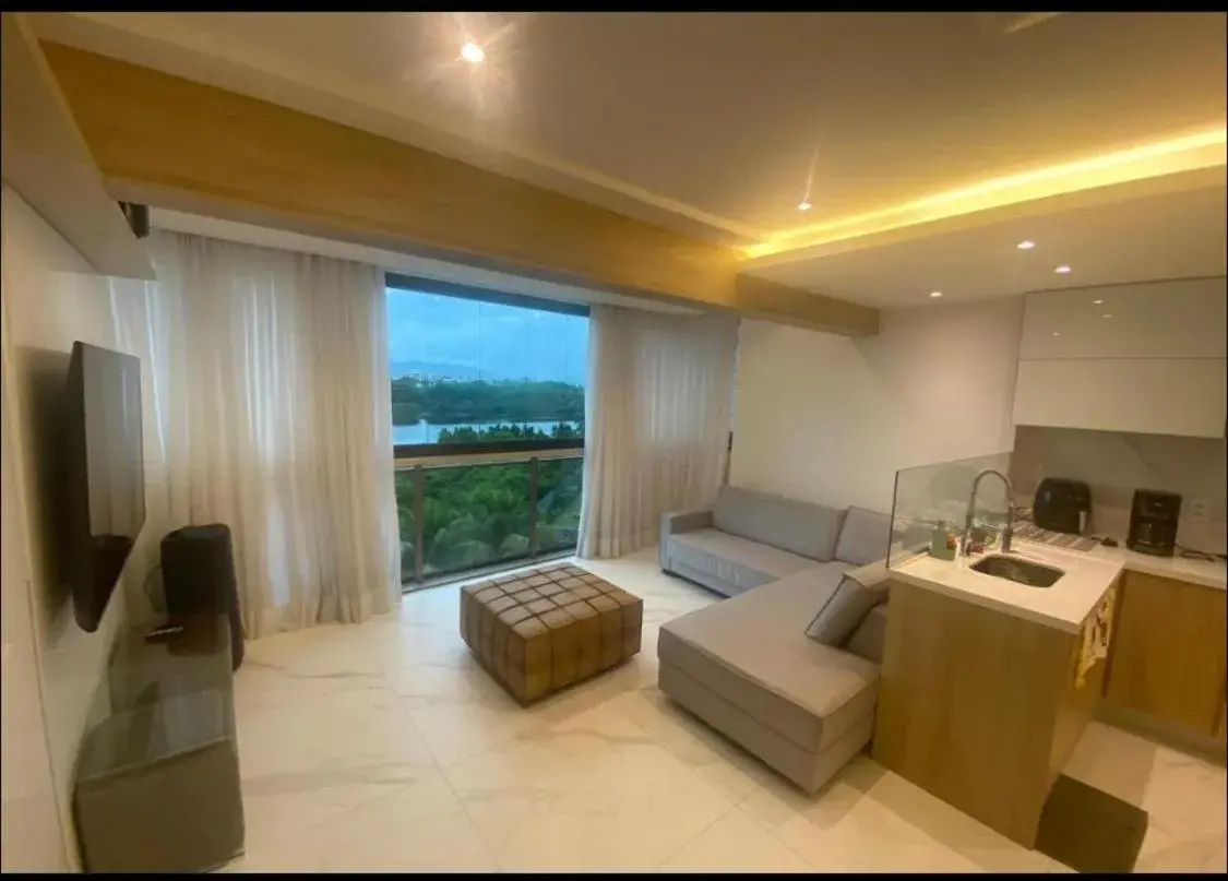 Apto de frente para a praia com vista pra lagoa Apto de frente para a praia com vista pra lagoa