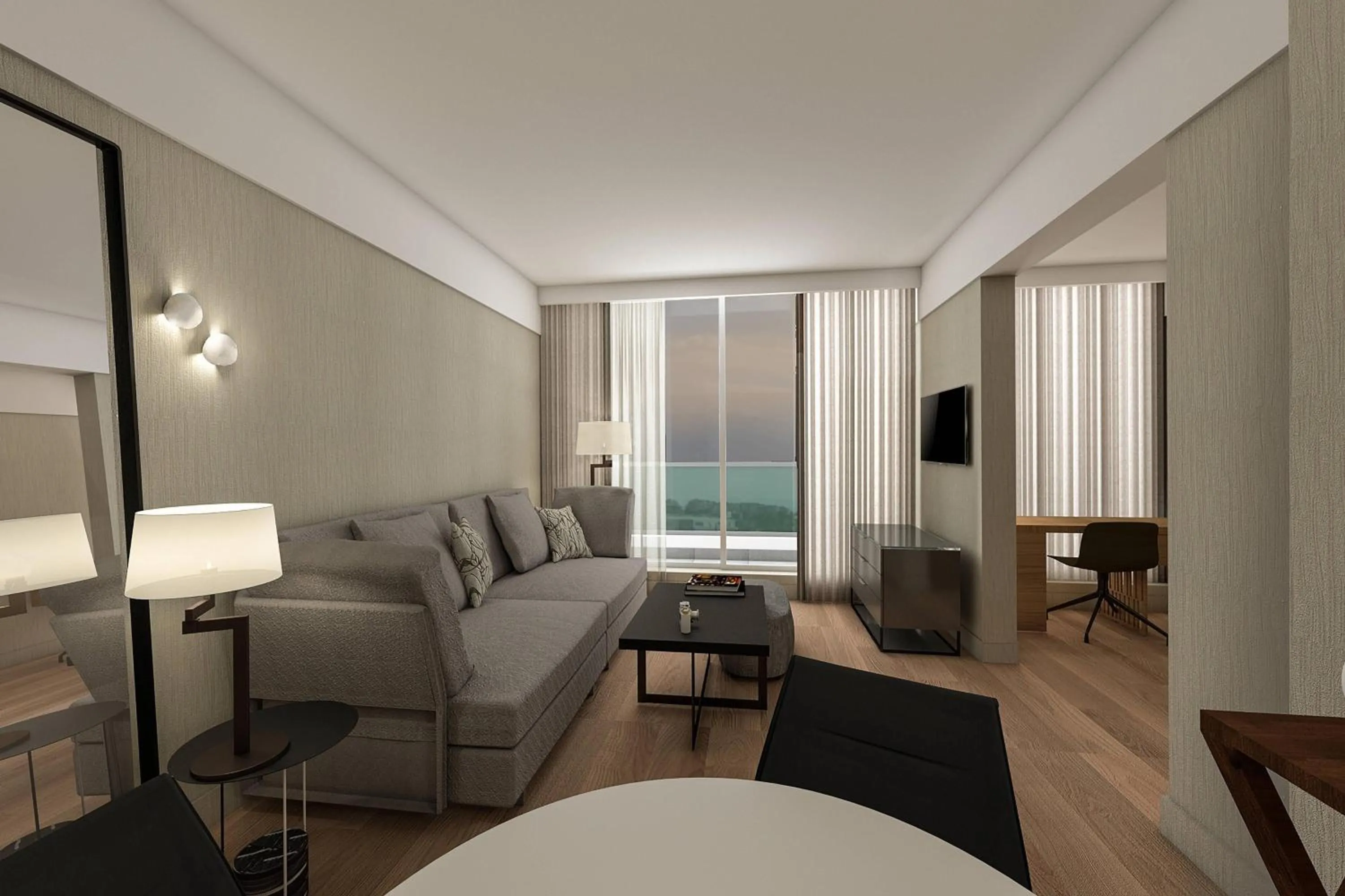 Living room in Athens Marriott Hotel