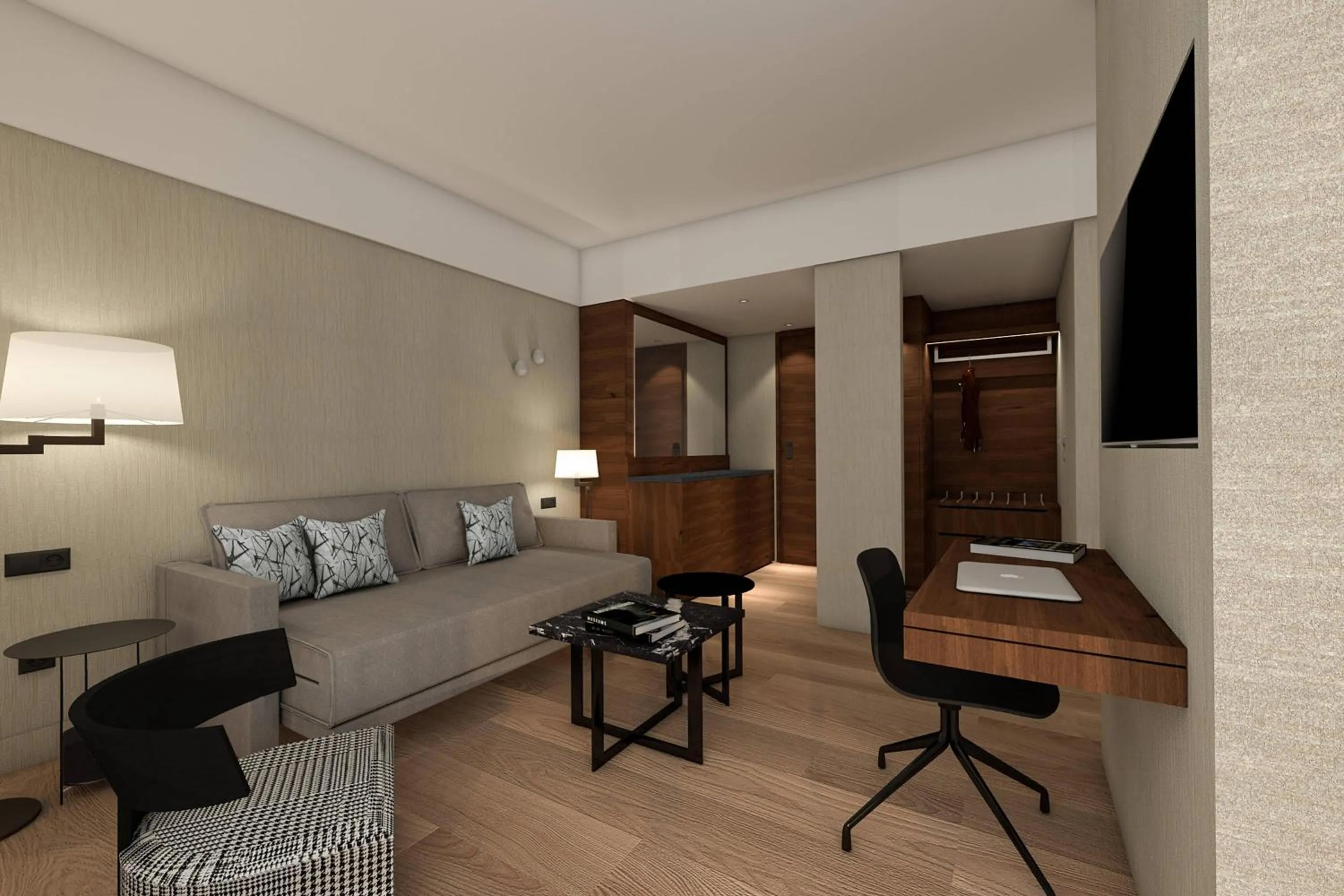 Living room in Athens Marriott Hotel