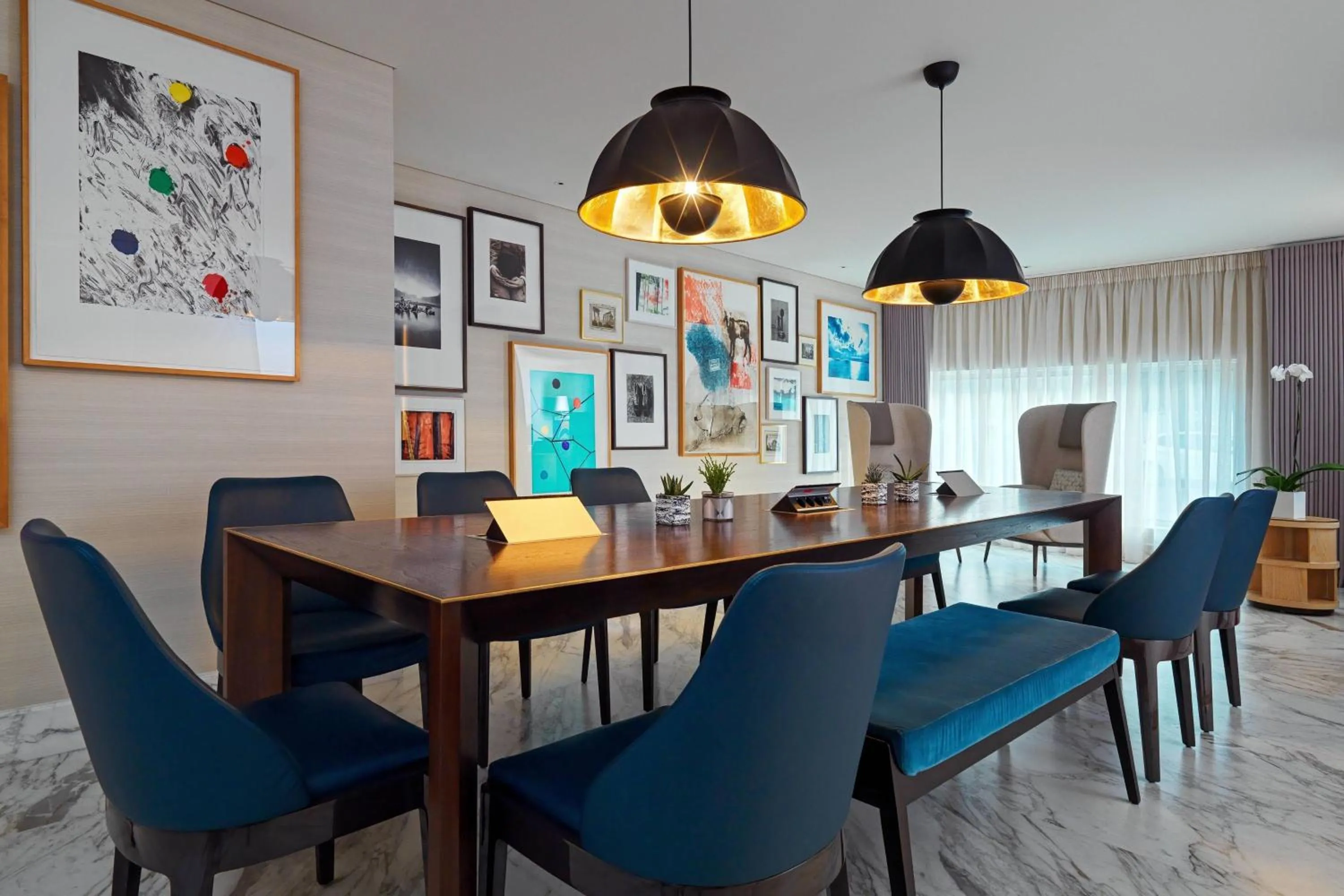 Lobby or reception in Athens Marriott Hotel