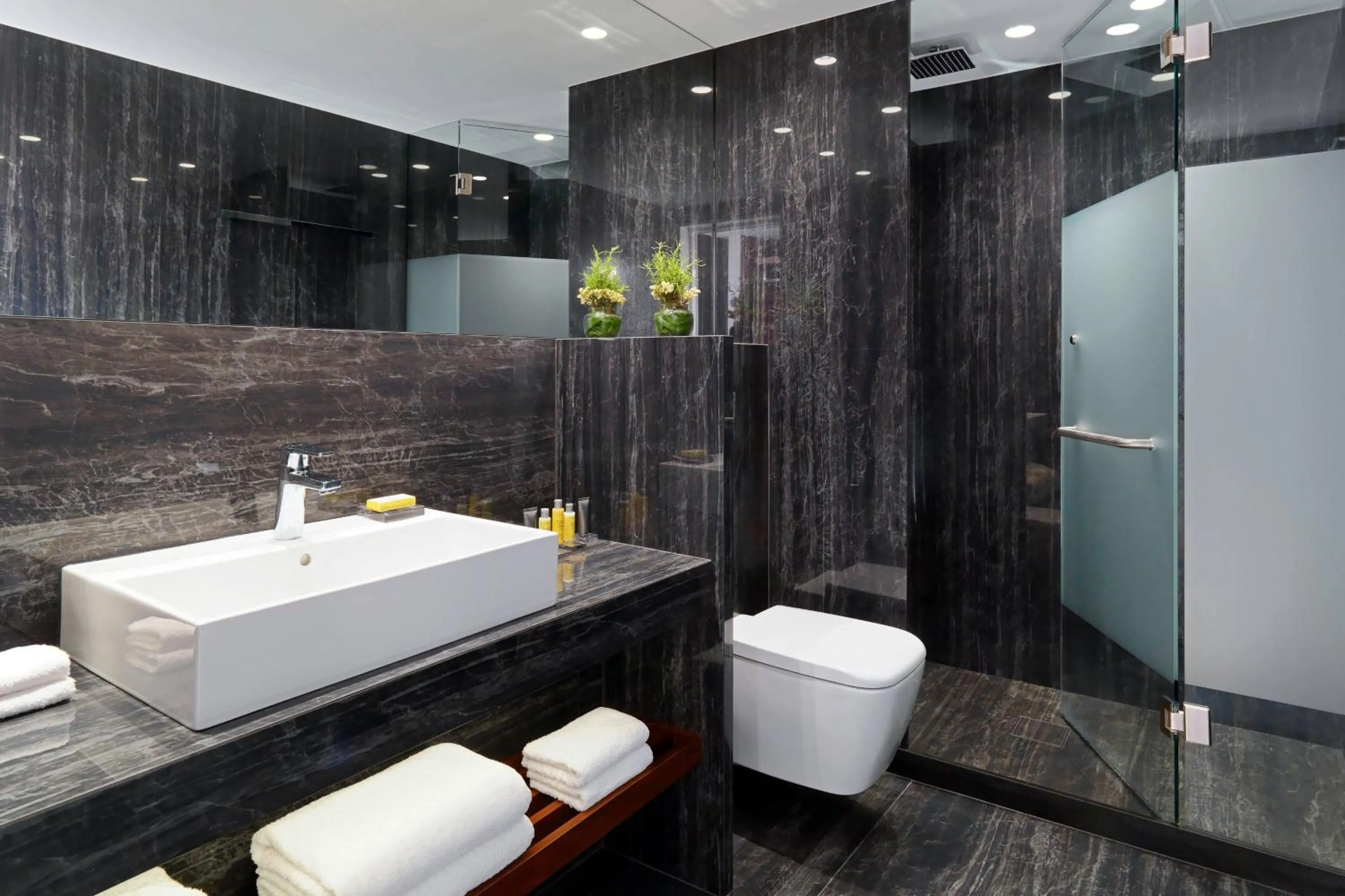 Bathroom in Athens Marriott Hotel