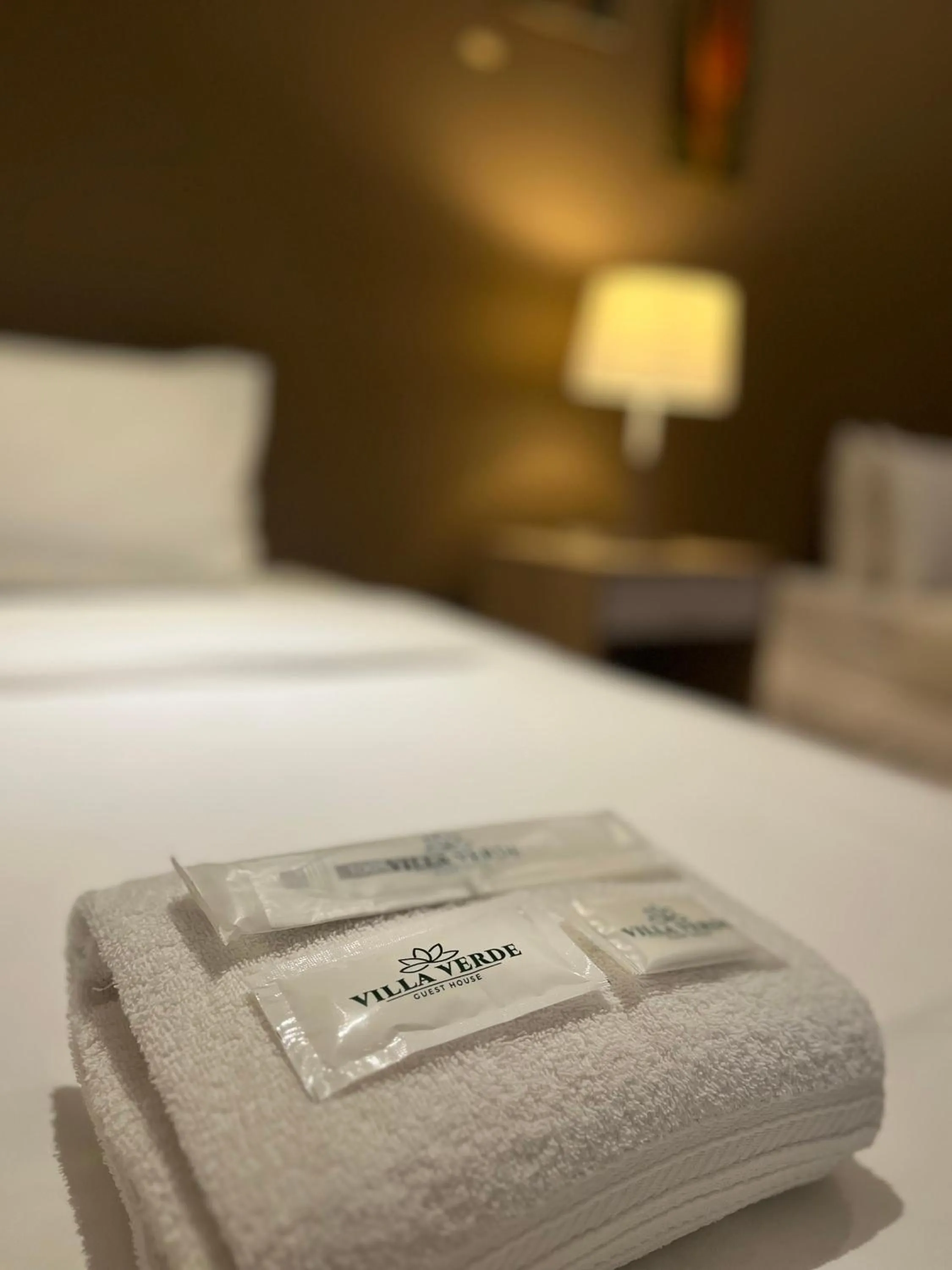 towels, Bed in Villa Verde Guest House