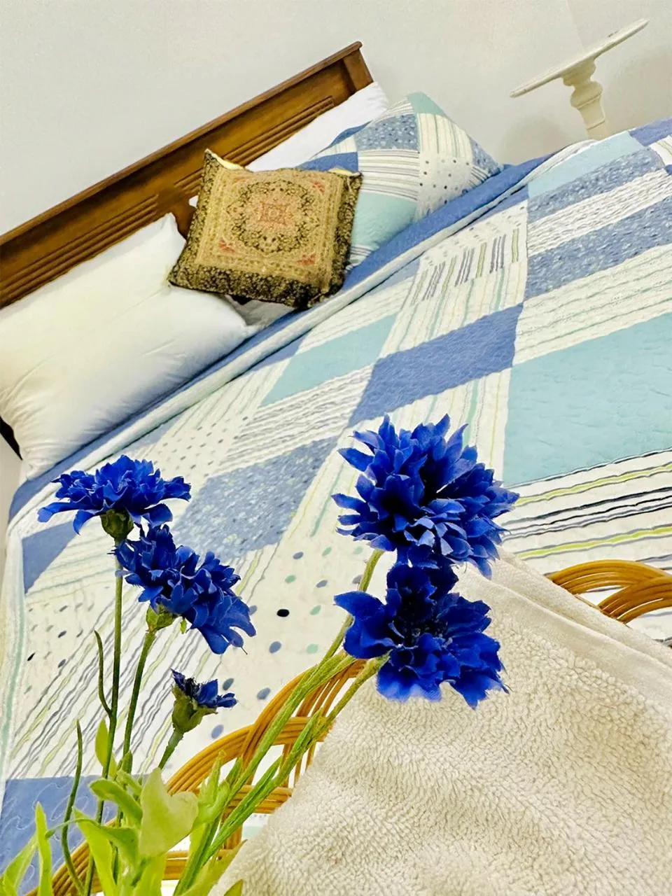 Bed in Sea Breeze Guest House Negombo