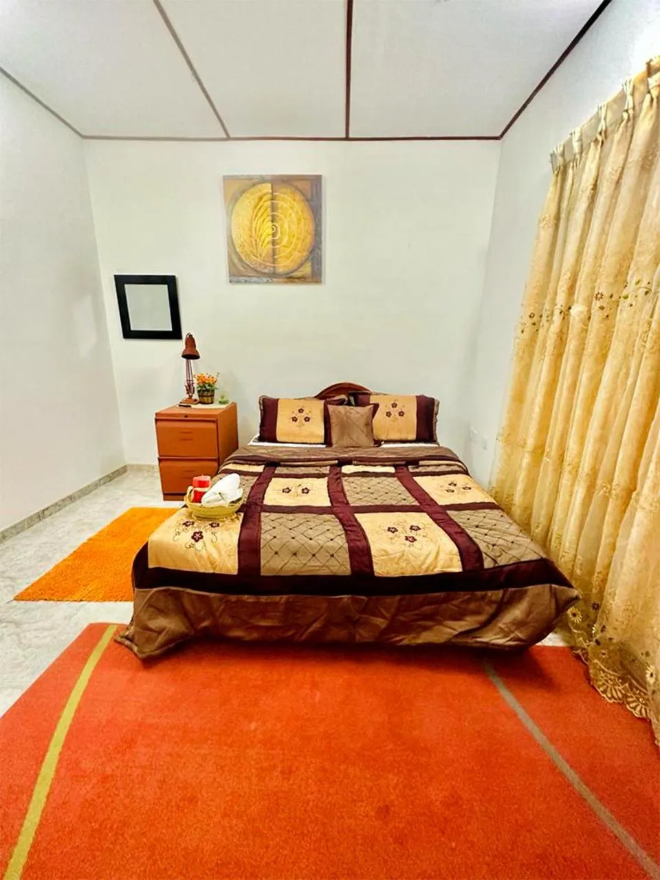 Bed in Sea Breeze Guest House Negombo