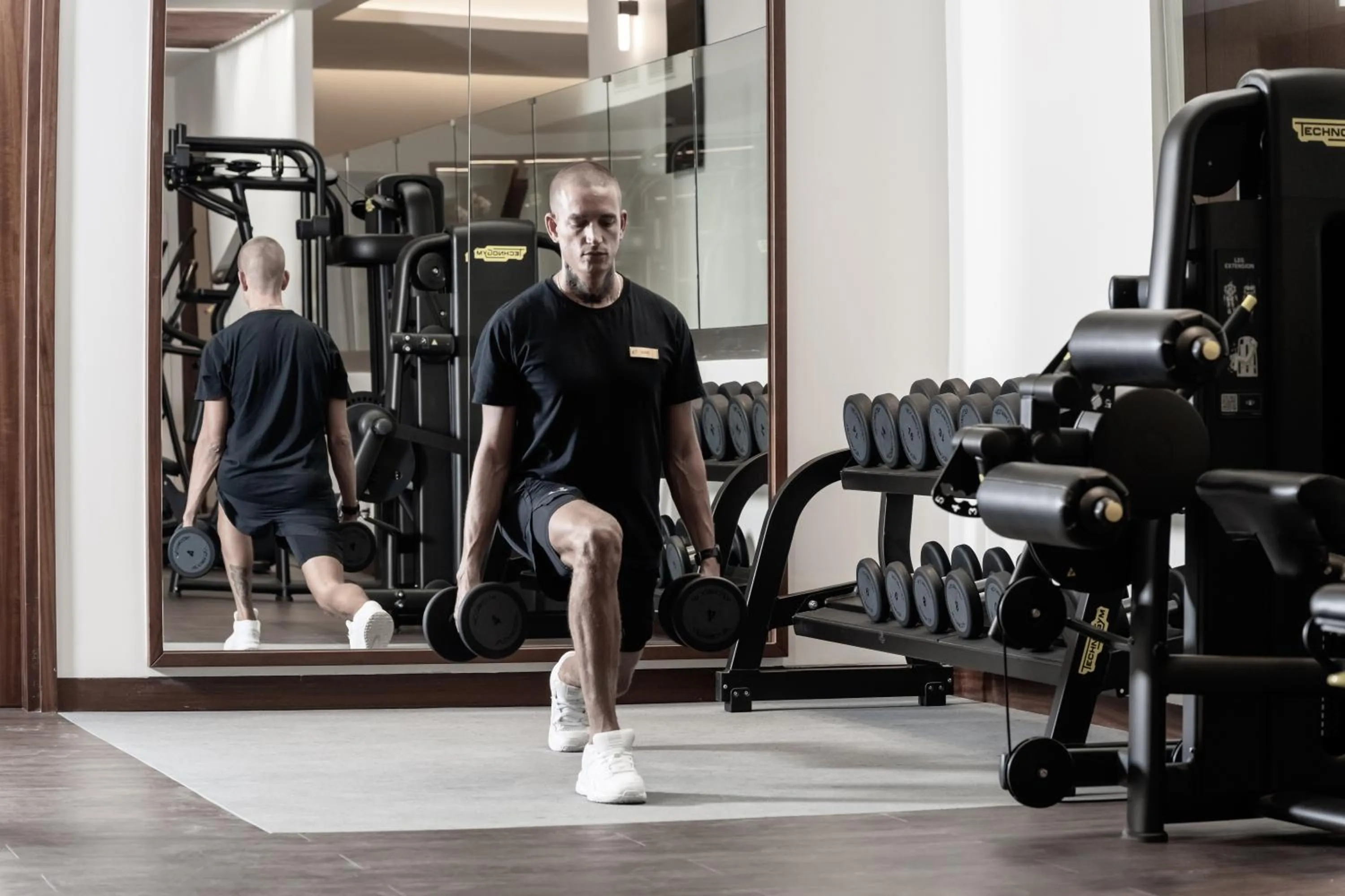Fitness centre/facilities in Elounda Peninsula Luxury Resort, Six Senses Spa