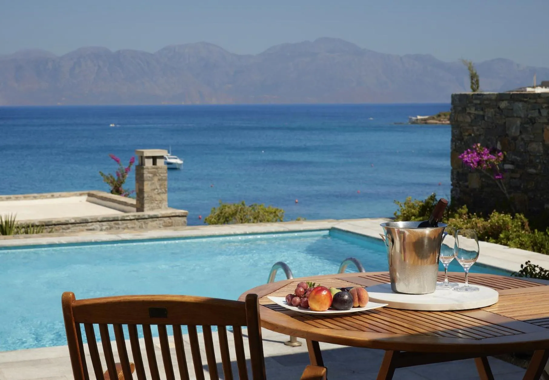 Swimming pool in Elounda Mare Relais & Châteaux Hotel