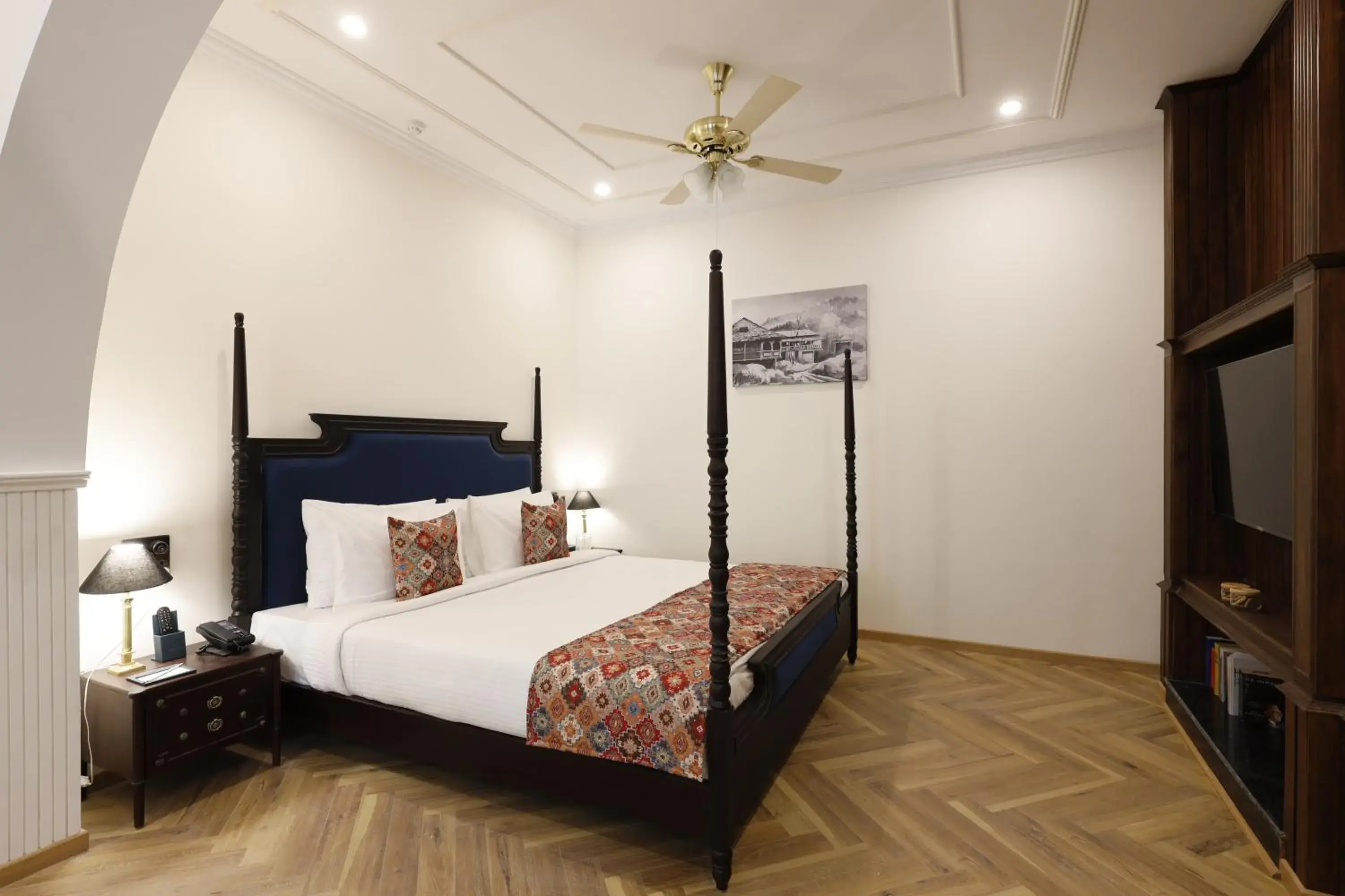 Bed in Infinitea Dakbunglow Palampur Bed in Infinitea Dakbunglow Palampur