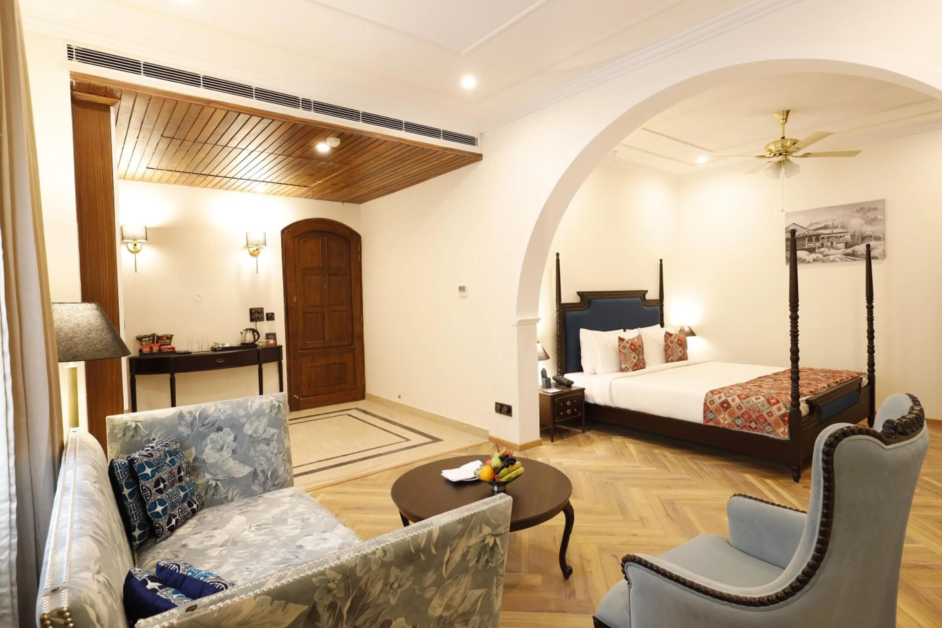 Bedroom, Bed in Infinitea Dakbunglow Palampur