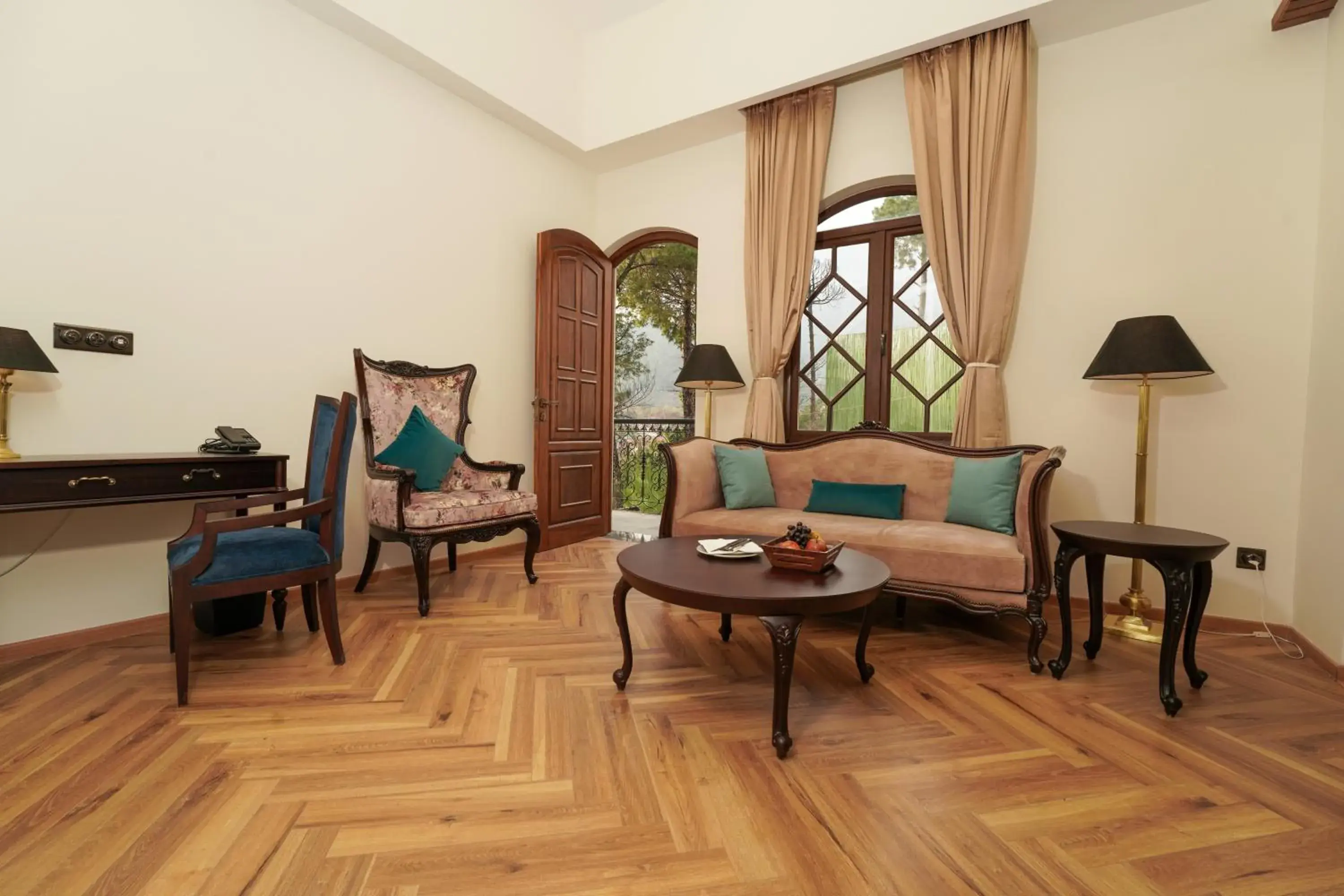 Living room in Infinitea Dakbunglow Palampur Living room in Infinitea Dakbunglow Palampur