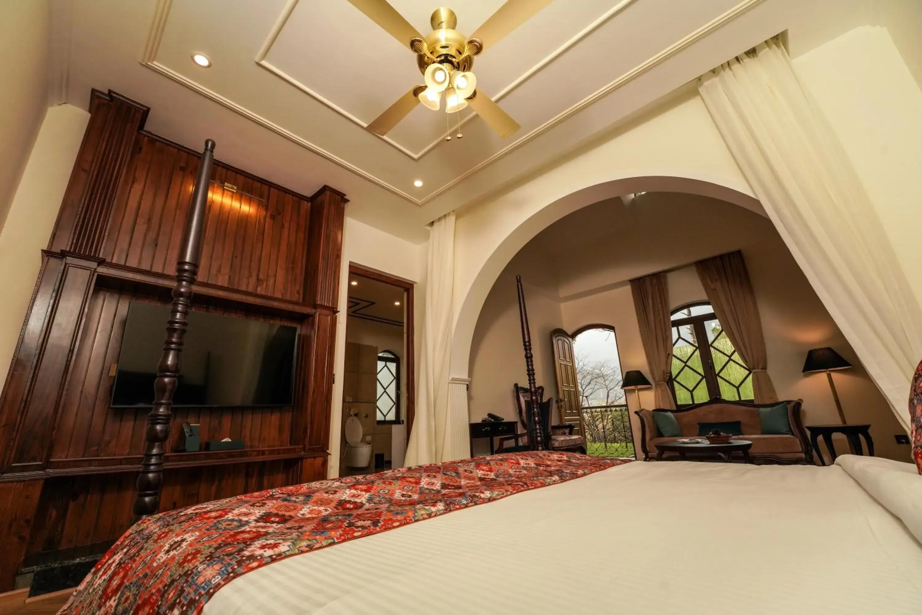 Bed in Infinitea Dakbunglow Palampur Bed in Infinitea Dakbunglow Palampur