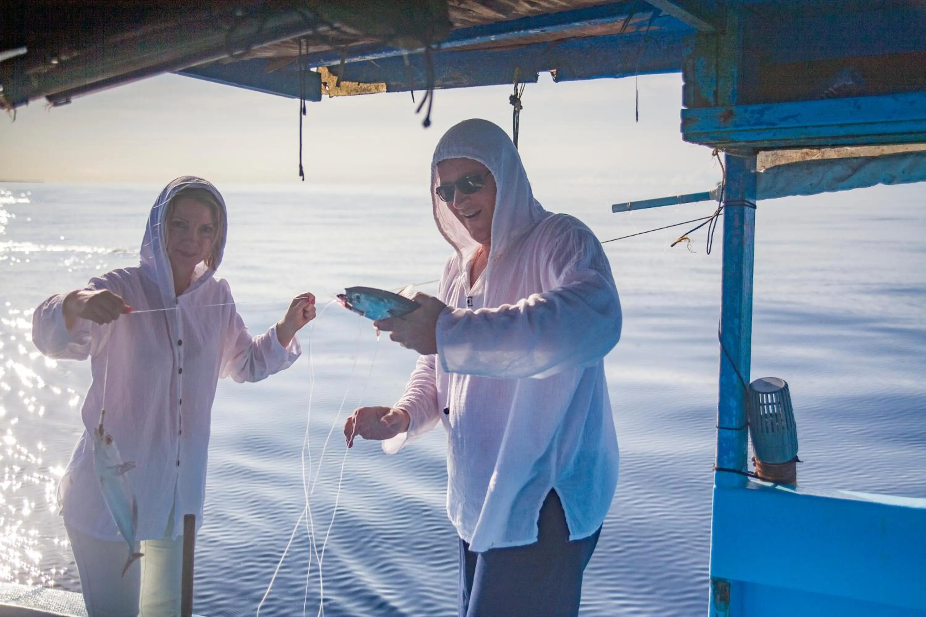 Fishing in Dhonfulhafi Beach View