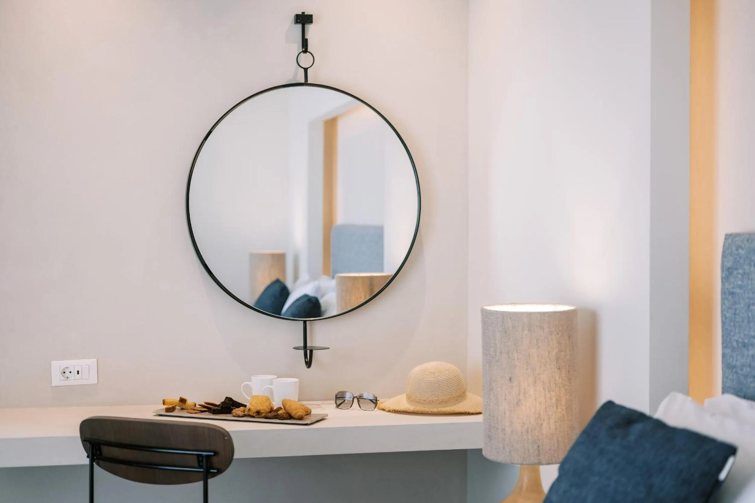 Decorative detail in Lindos Mare, Seaside Hotel