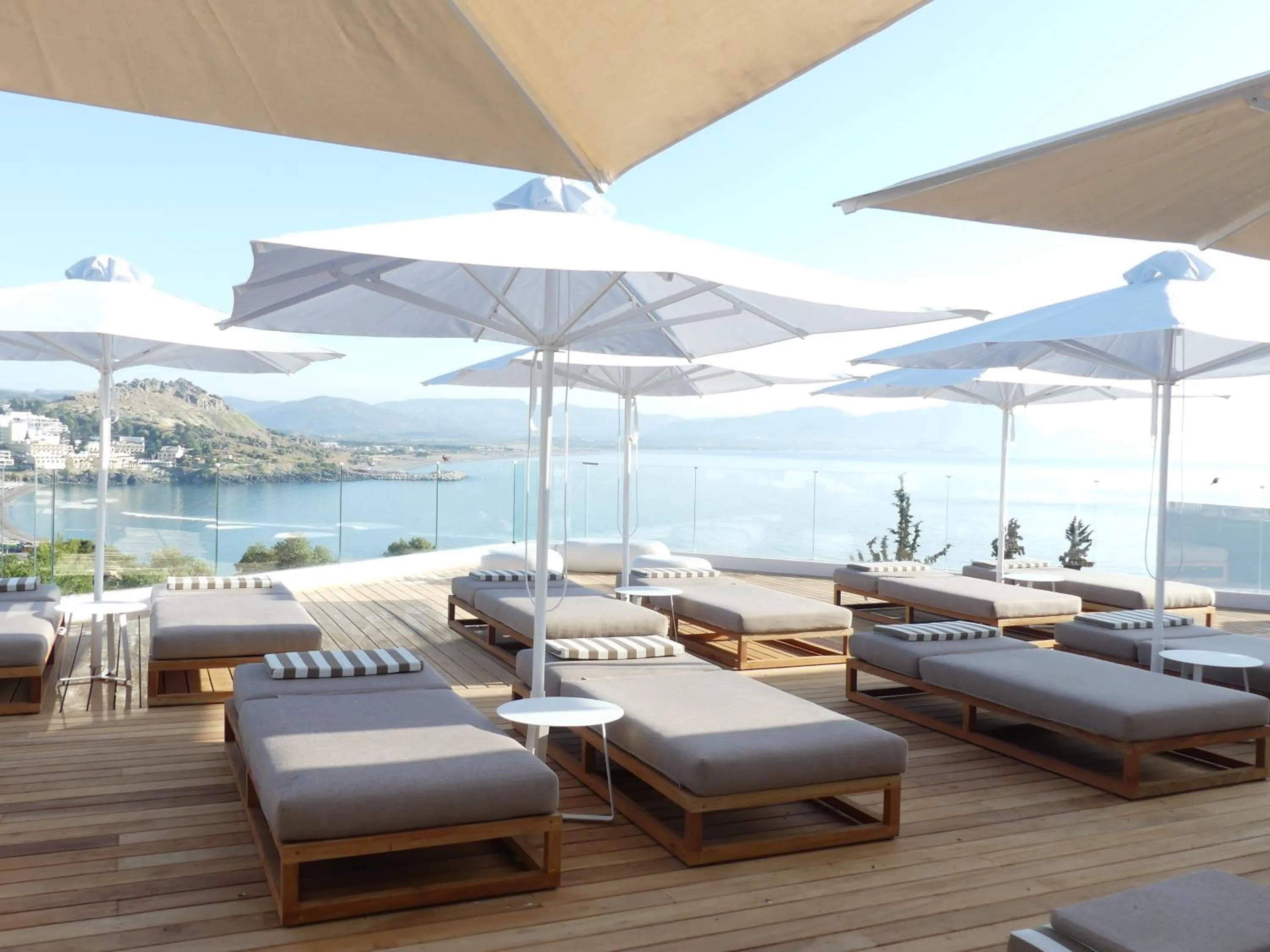 Sea view in Lindos Mare, Seaside Hotel