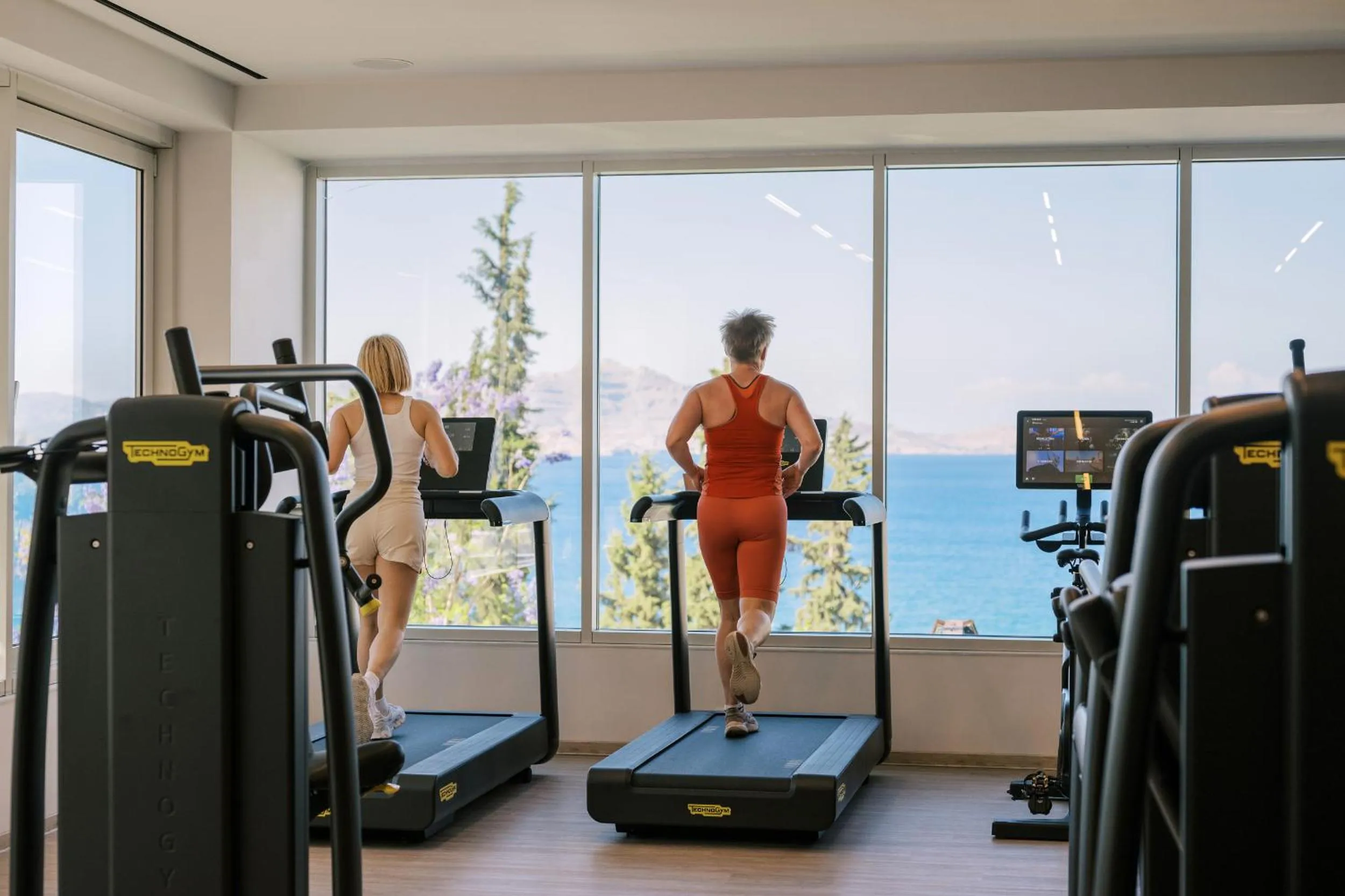 Fitness centre/facilities in Lindos Mare, Seaside Hotel
