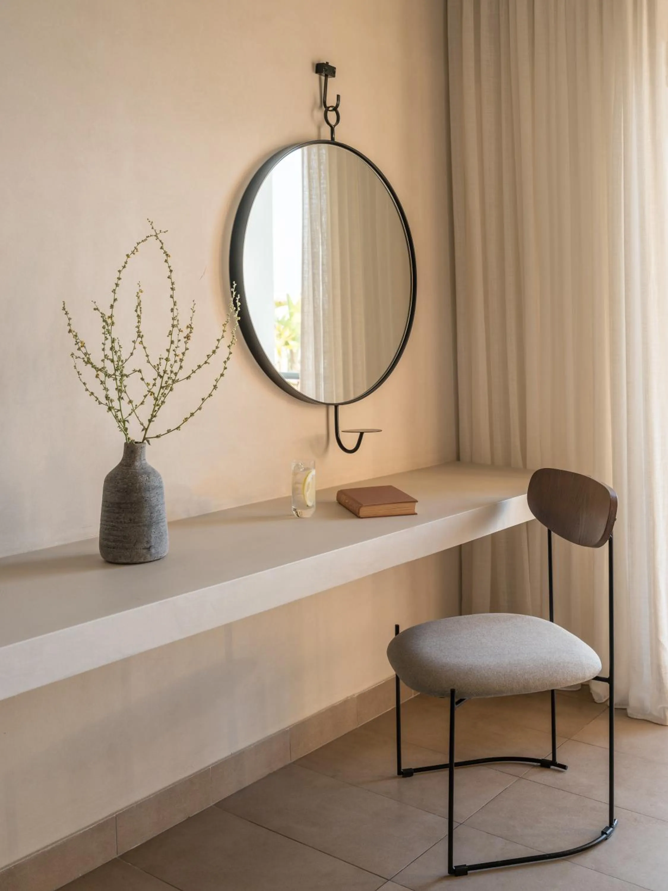 Decorative detail in Lindos Mare, Seaside Hotel