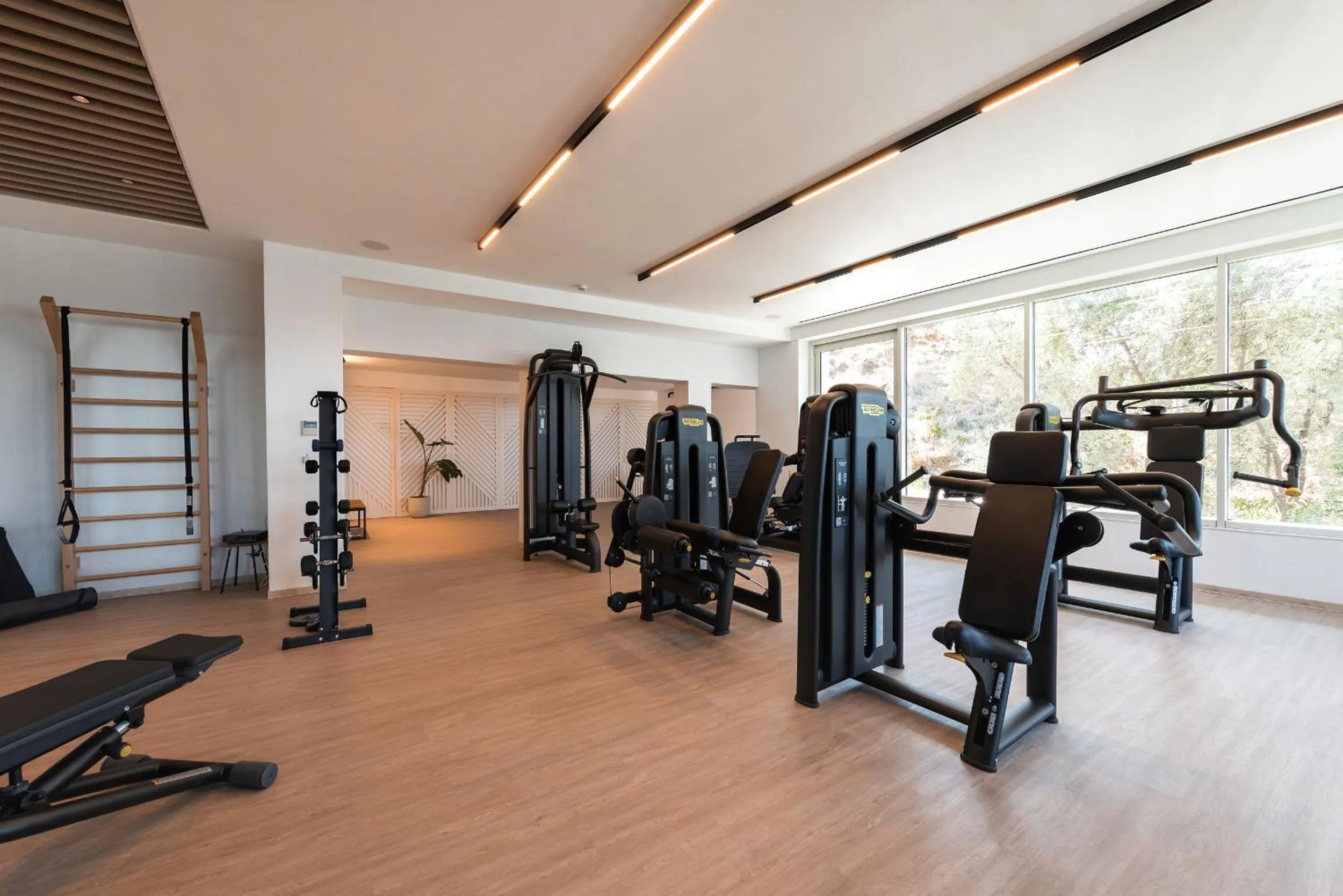 Fitness centre/facilities in Lindos Mare, Seaside Hotel