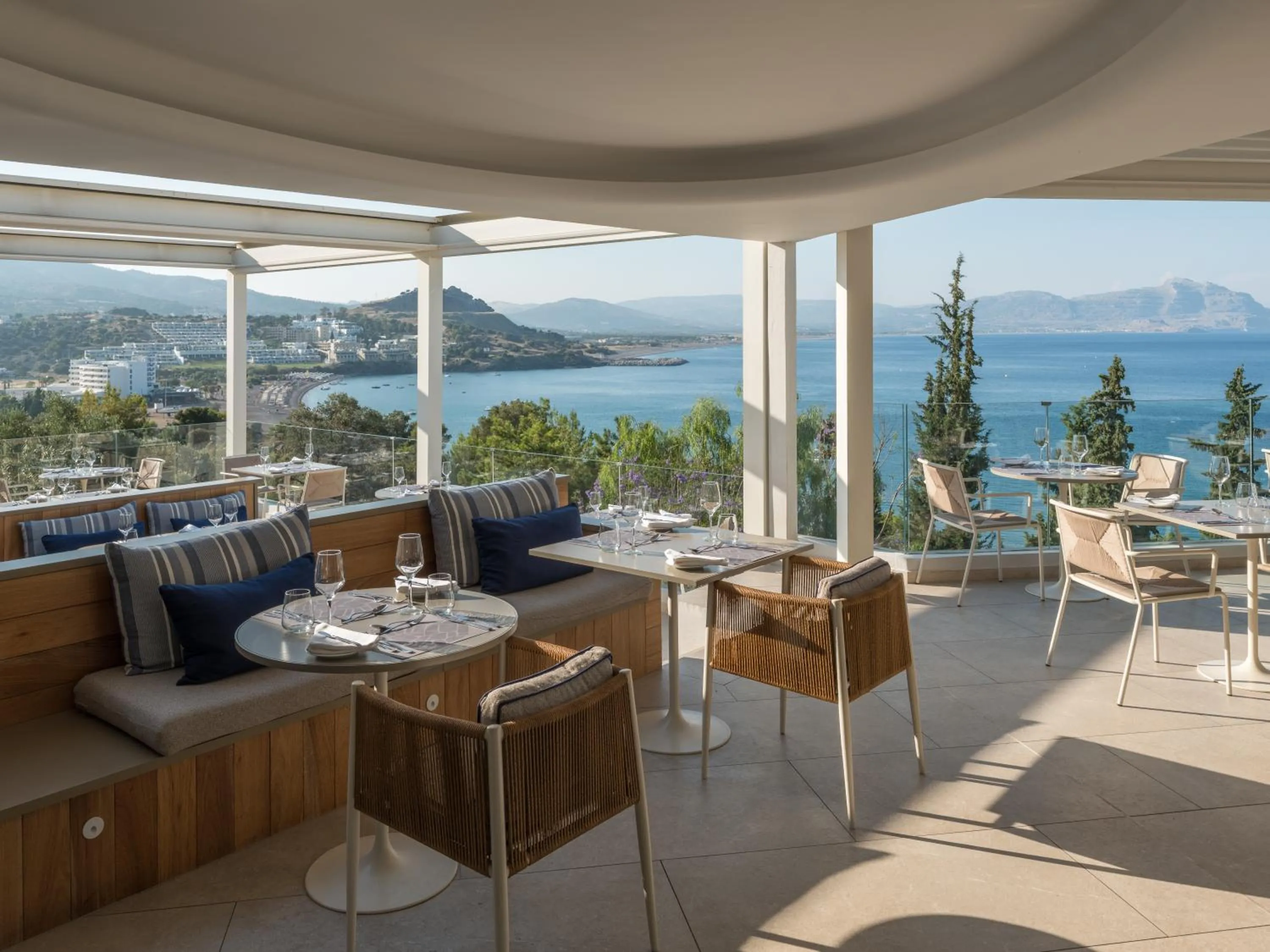 Restaurant/places to eat in Lindos Mare, Seaside Hotel