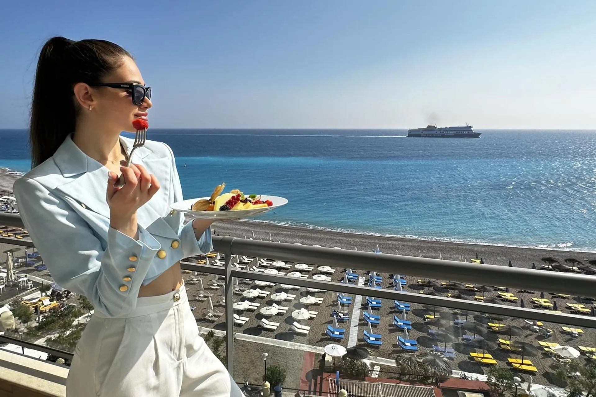 Sea view in Mediterranean Hotel