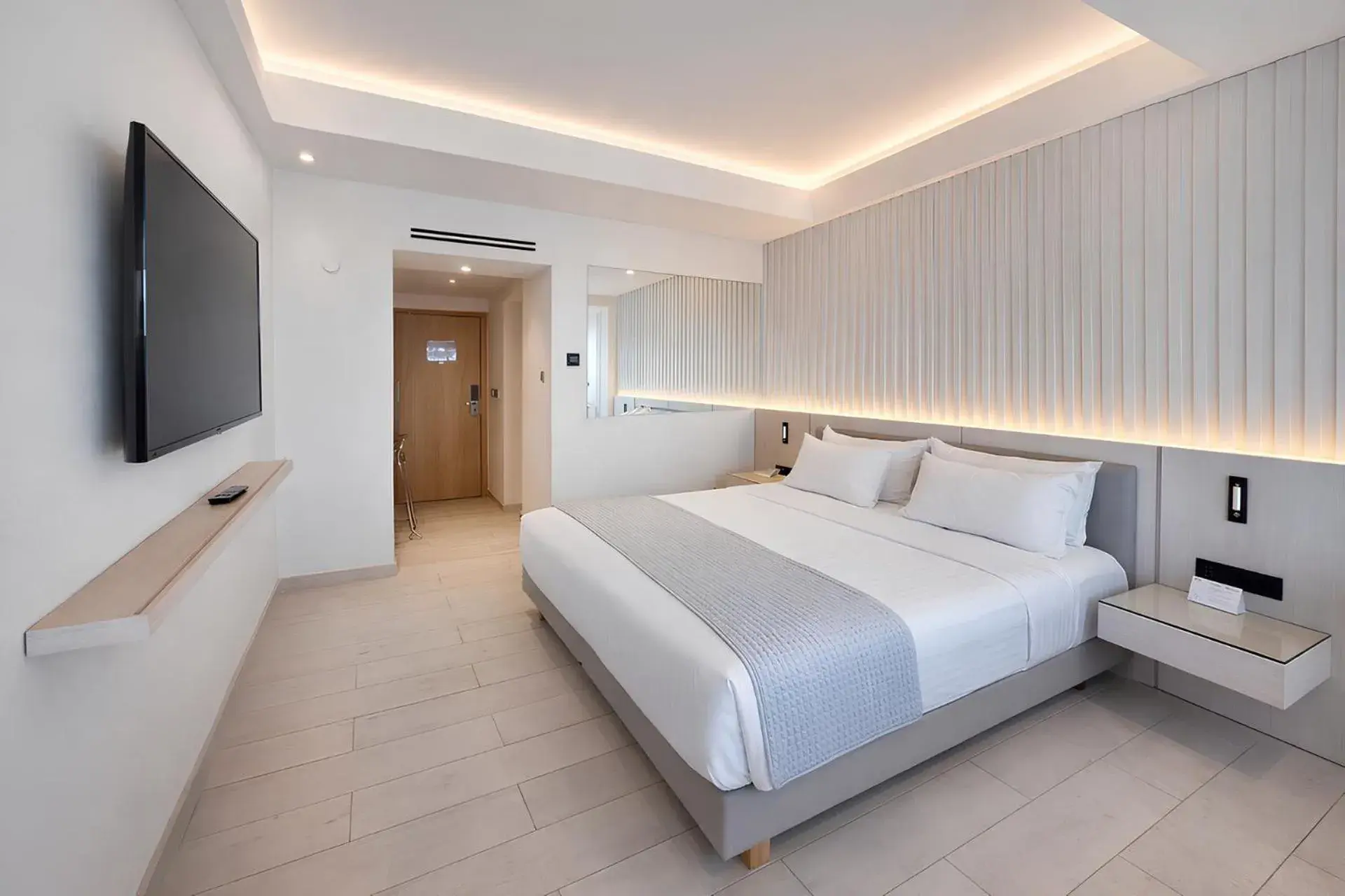 Bed in Mediterranean Hotel Bed in Mediterranean Hotel