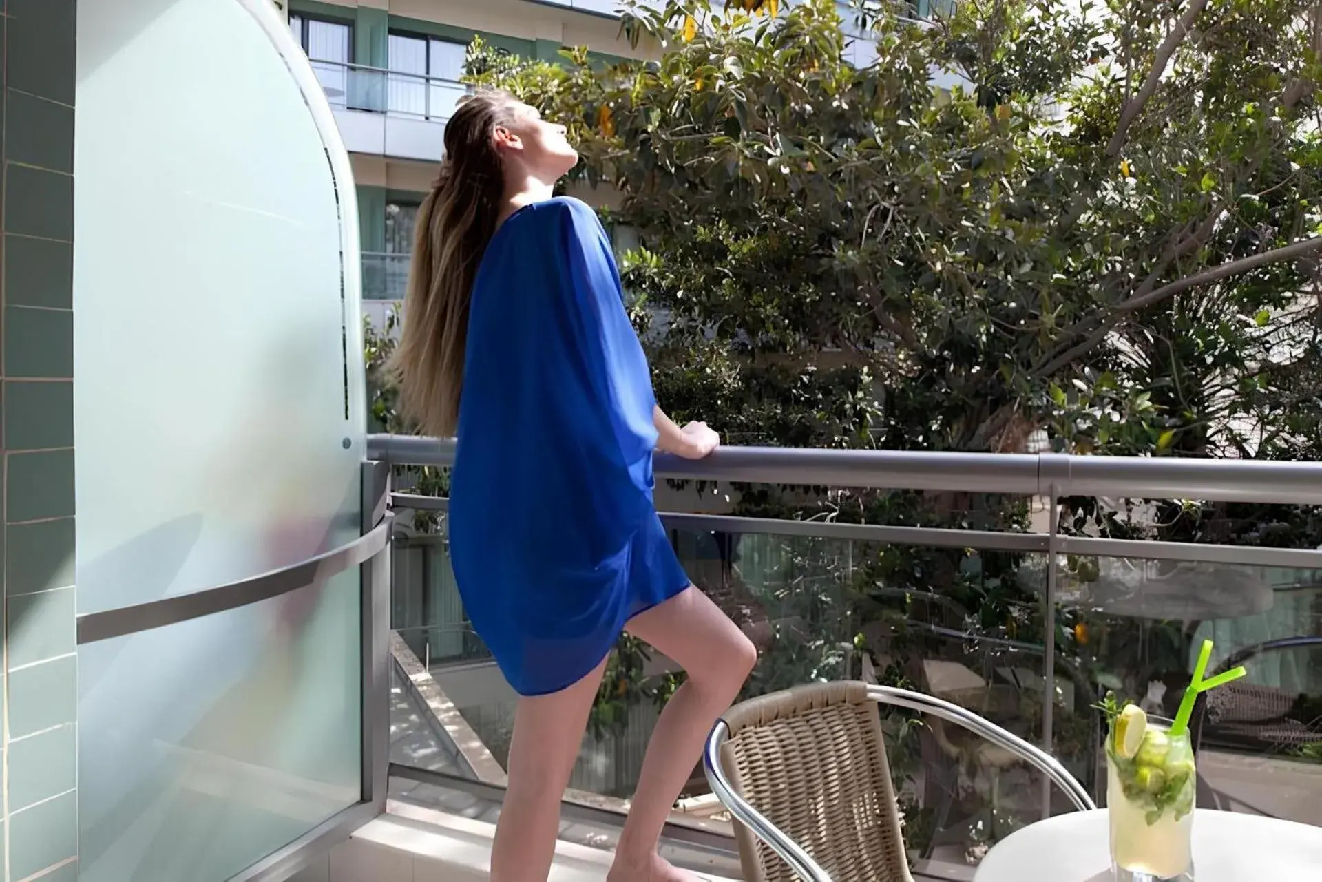 Garden view in Mediterranean Hotel Garden view in Mediterranean Hotel