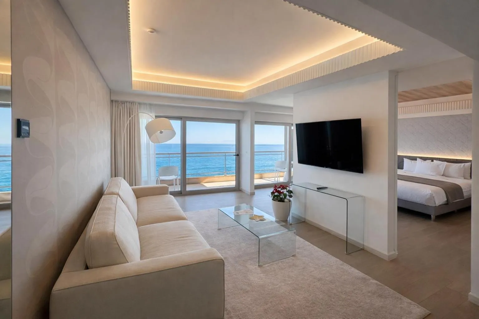 Property building, Bed in Mediterranean Hotel