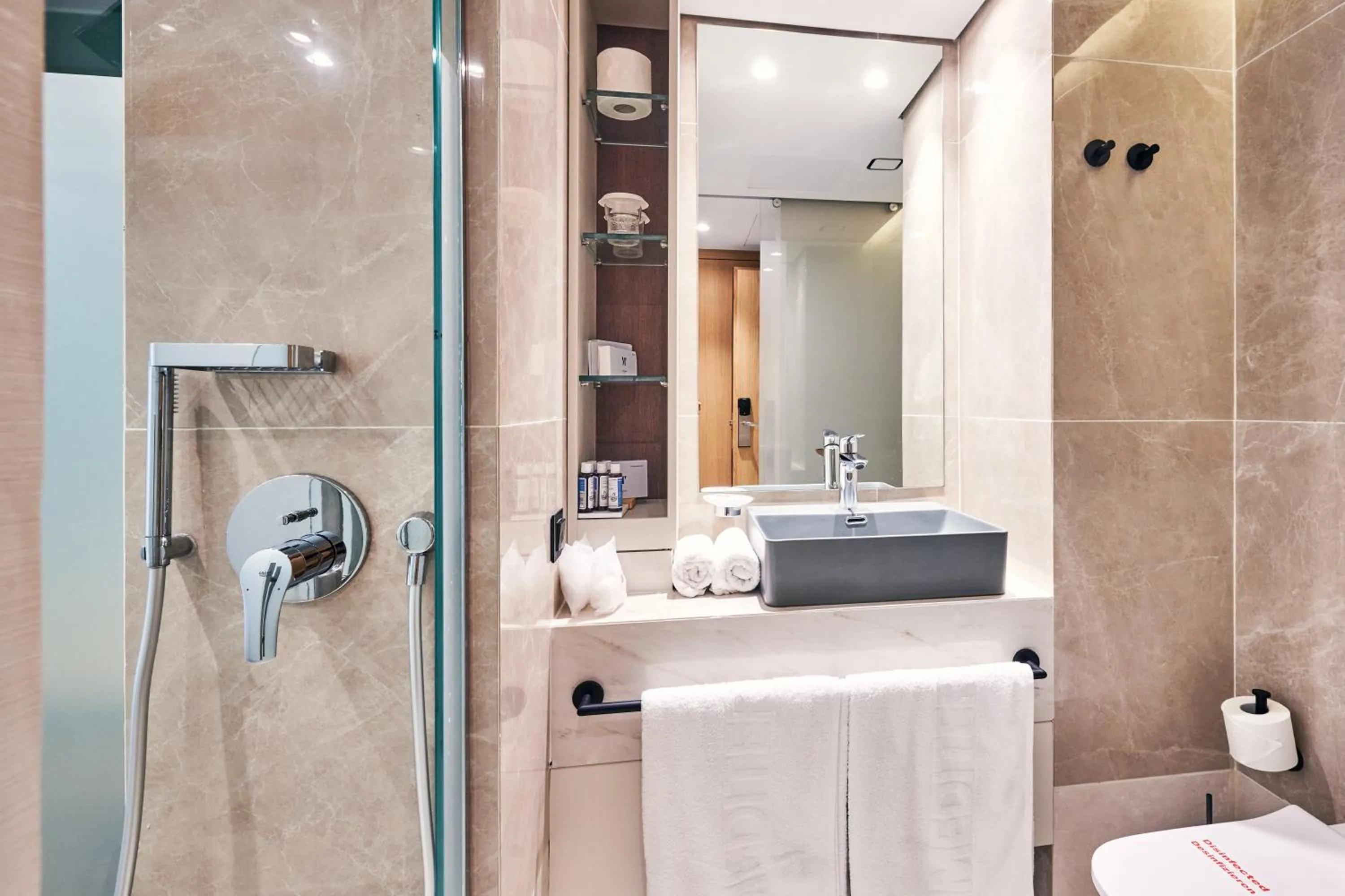 Toilet in Mediterranean Hotel