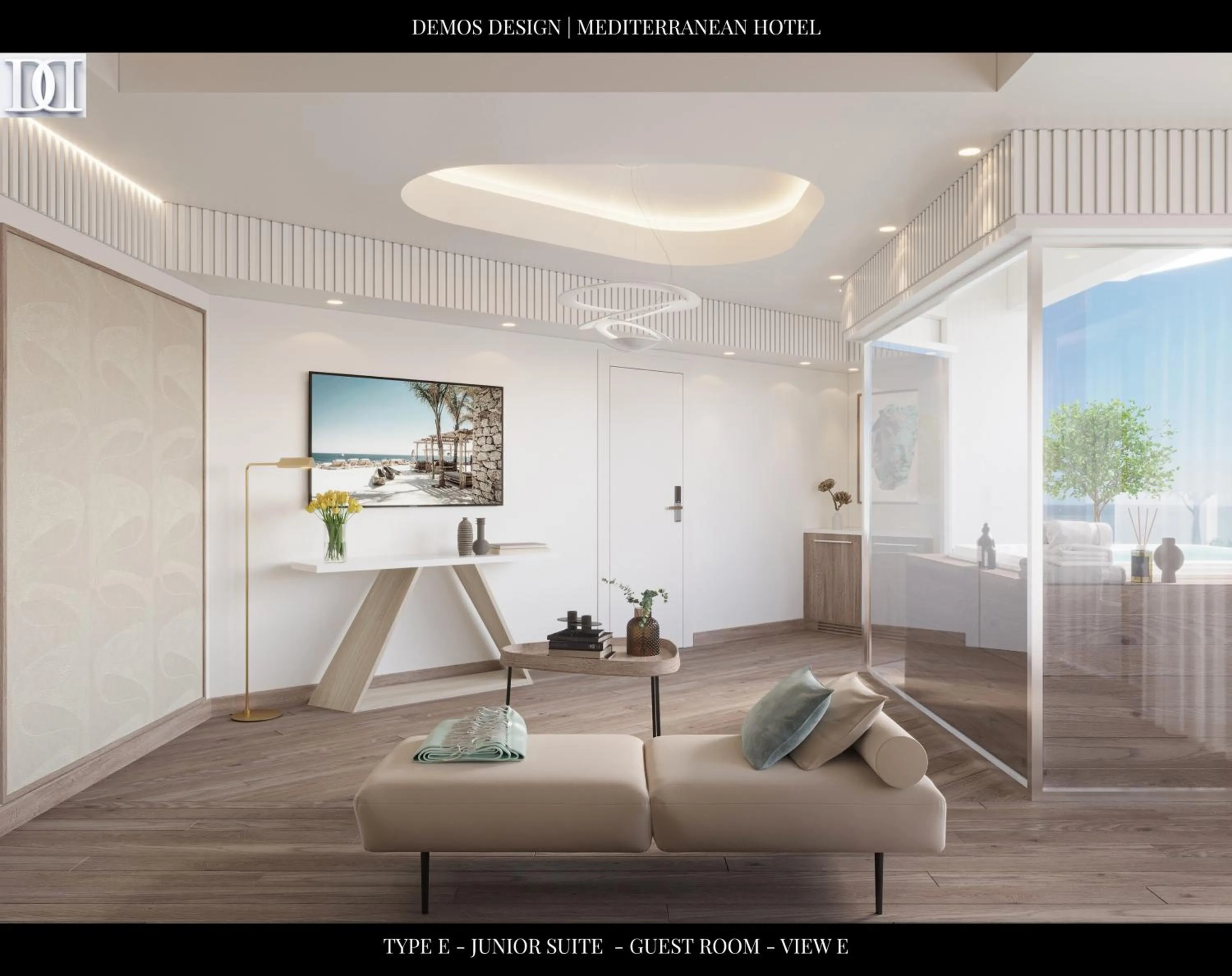 Living room in Mediterranean Hotel