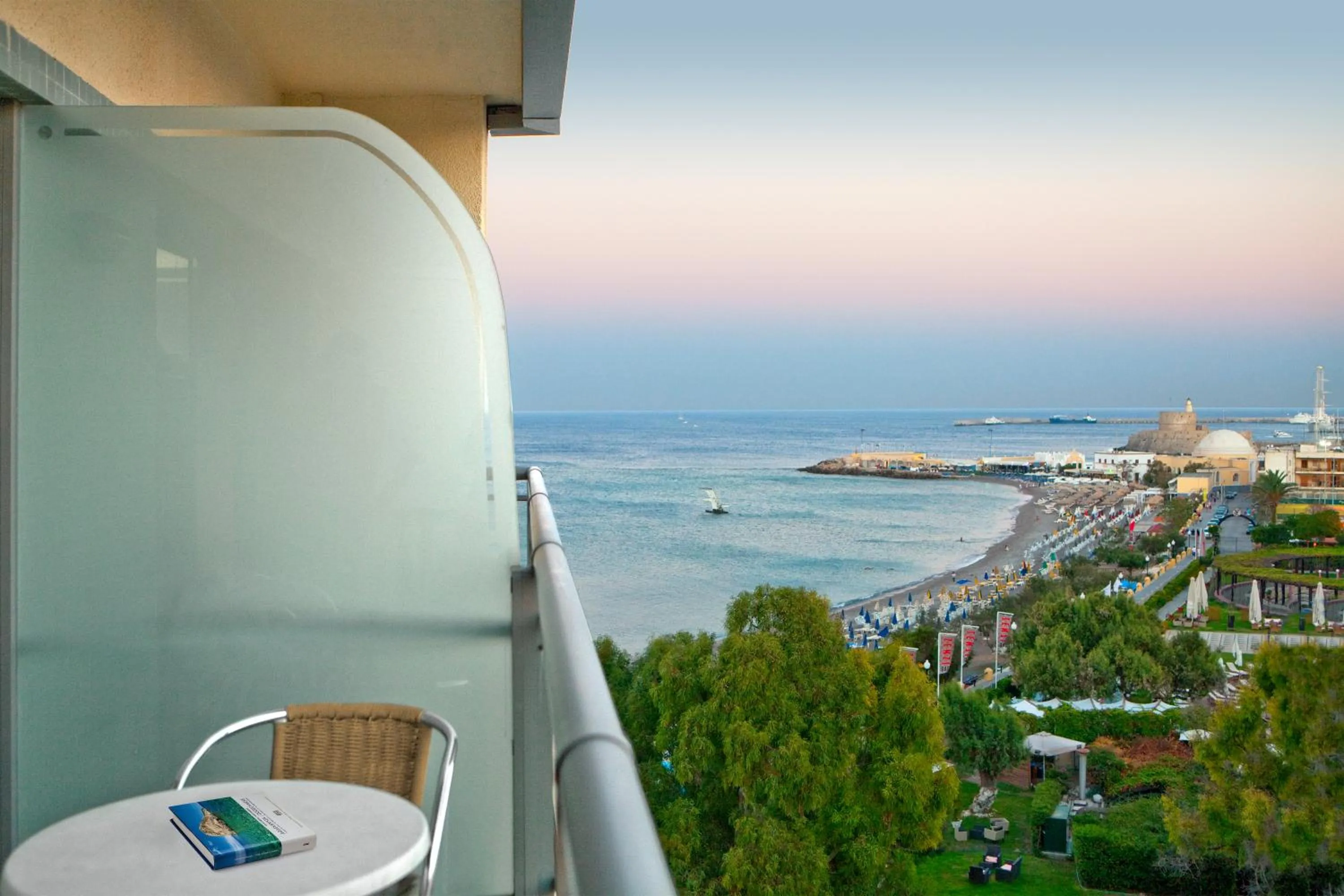 Property building in Mediterranean Hotel