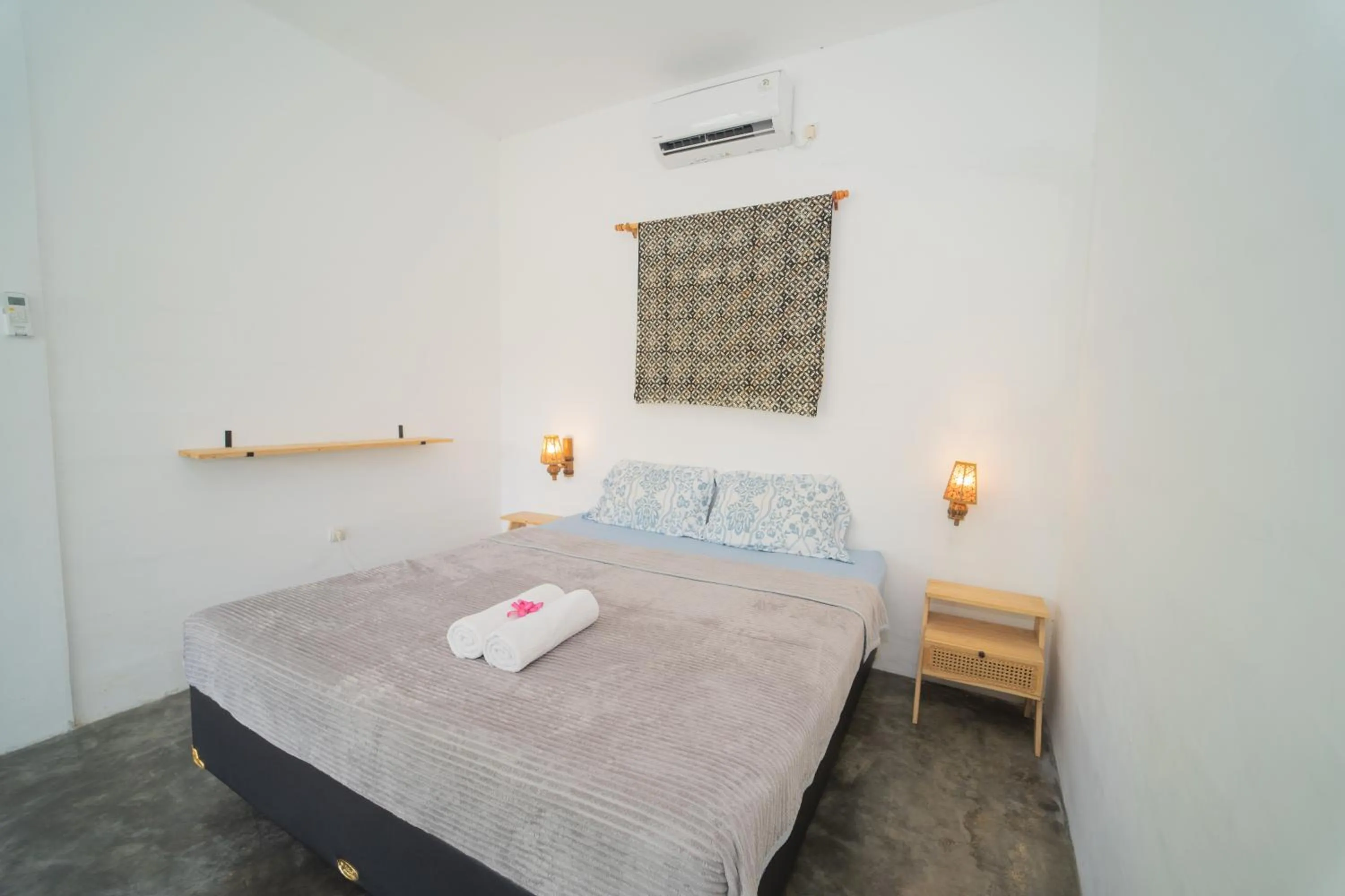 Bed in Villa Sawah Prambanan