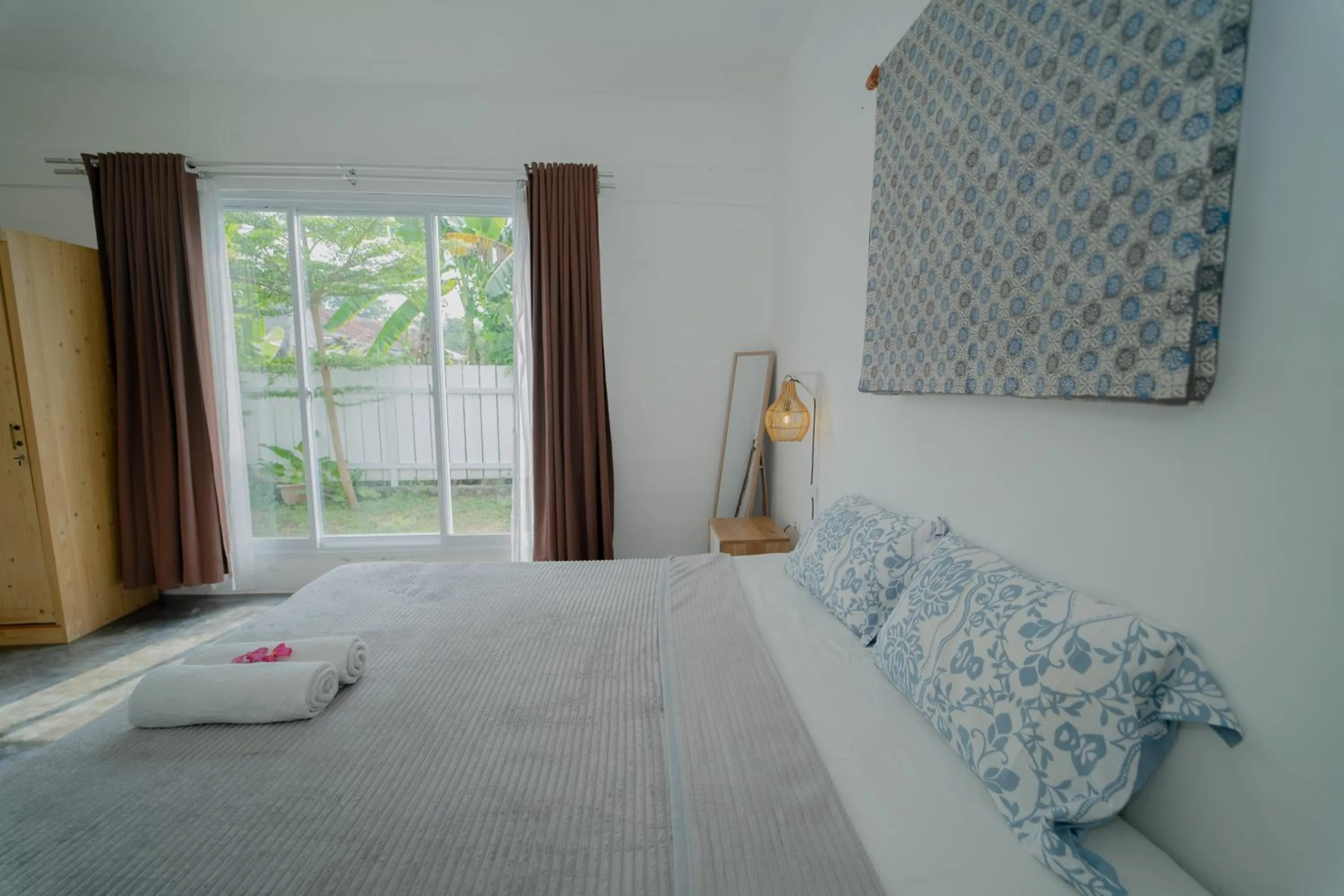 Bed in Villa Sawah Prambanan